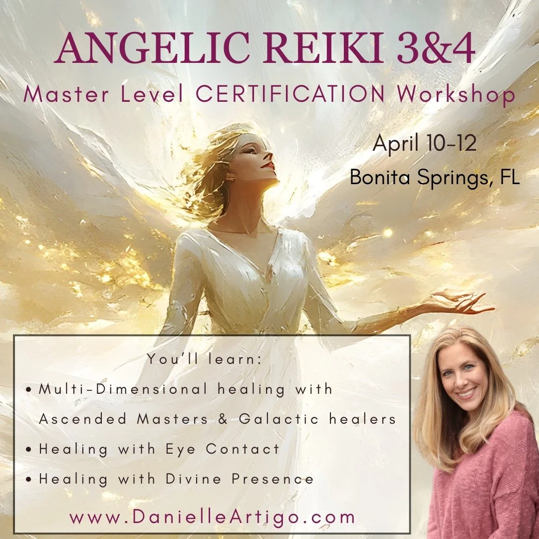 ✨ ANGELIC REIKI&reg; LEVELS 3 &amp; 4 | CERTIFICATION TRAINING ✨

*By Invitation Only

If you have completed your Angelic Reiki Level 1 &amp; 2 and feel the call to go deeper &mdash; this is your next step. 🕊️

This is a three-day immersive certific