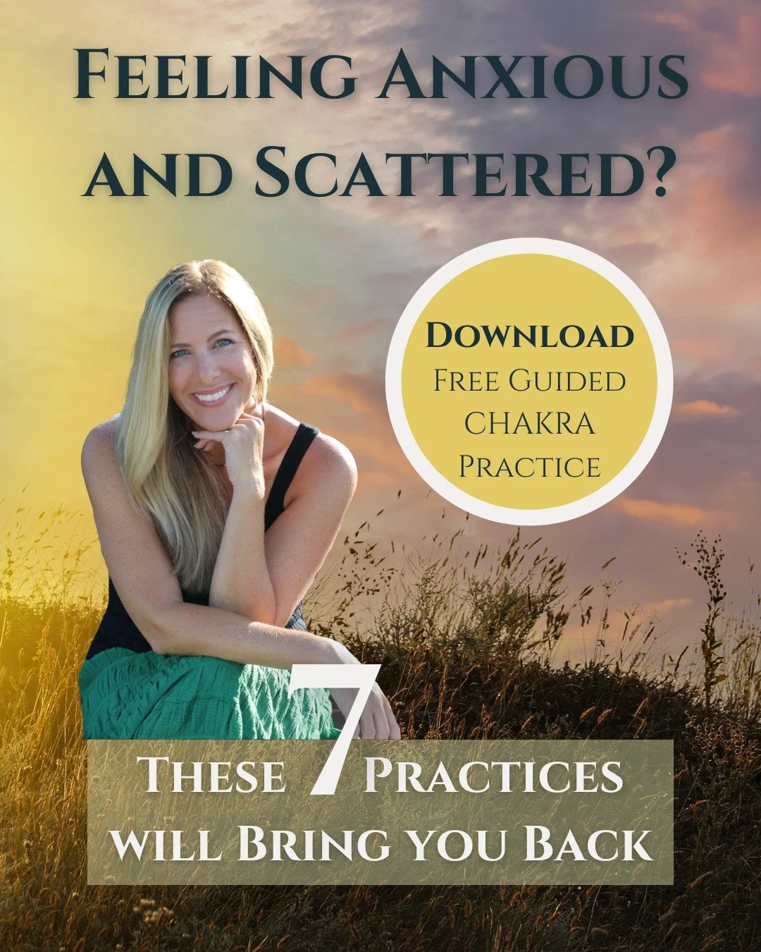 Feeling anxious and scattered is not a character flaw.

It is your nervous system asking for something it has not been given.
For years, I searched for practices that actually worked, not just in theory, but in the body, in the moment when anxiety ta