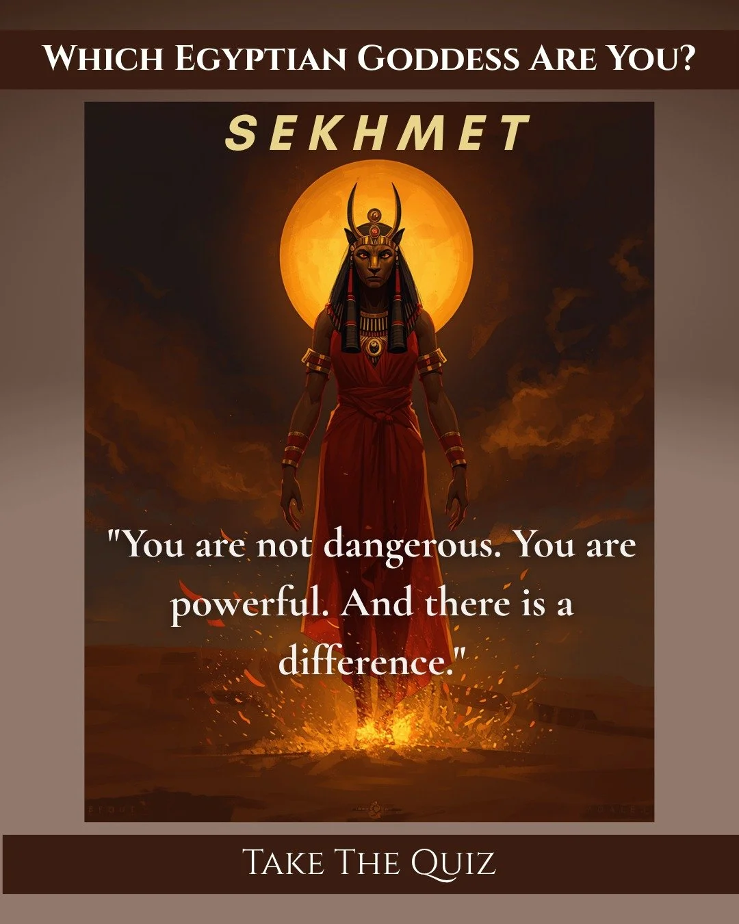 🦁 Sekhmet came in with a message for the women who have been told they are too much.

Too intense. Too direct. Too fierce. Too honest.

🦁 She says: You were never dangerous.

You were simply powerful in a world that had not yet learned how to hold 