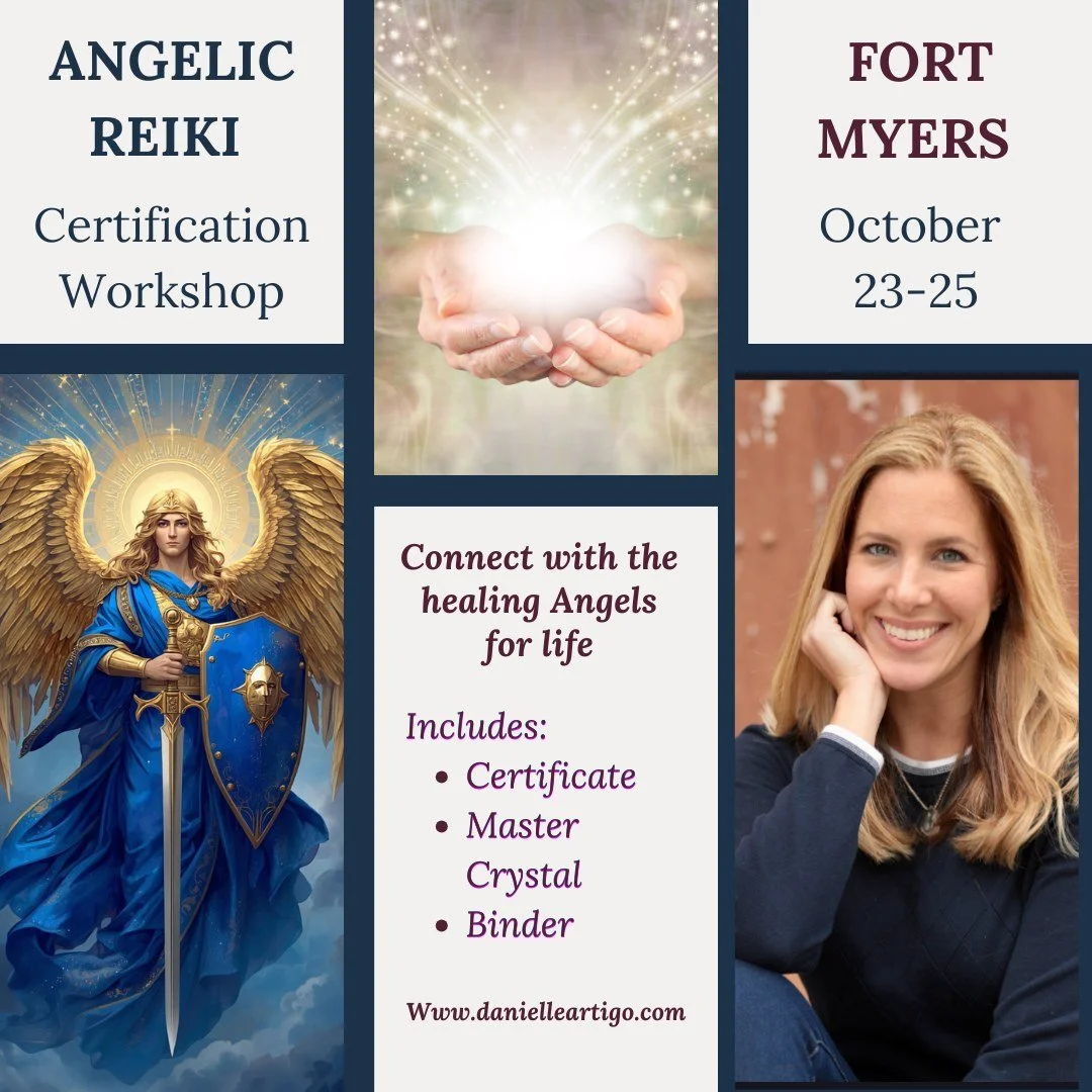 Some women have always felt the Angels close. This is how you learn to work with them. 🪽

Angelic Reiki&reg; Levels 1 &amp; 2 Certification
📍 Ritual Wellness Space, Fort Myers, Florida
🗓️ Friday, October 23: 2:00 to 6:00 pm
Saturday, October 24: 1