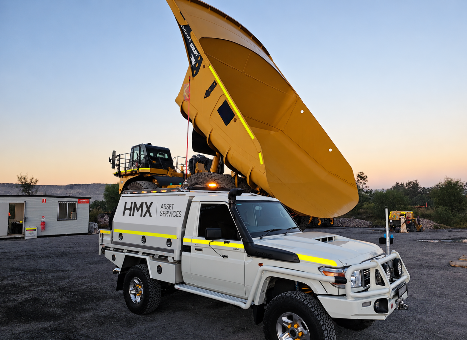 HMX Asset Service Ute on Site