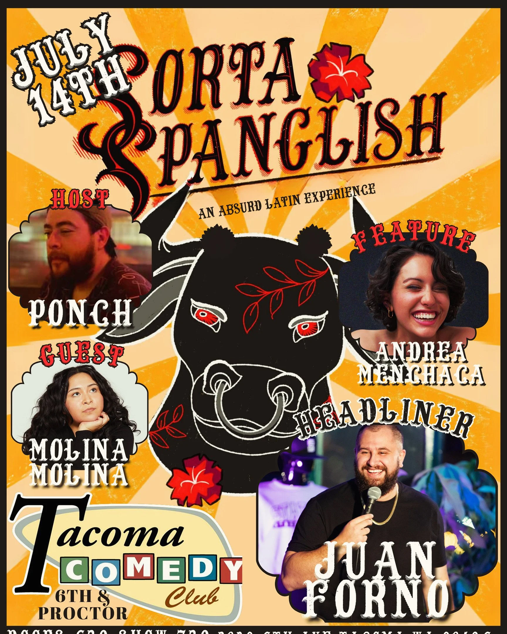 July 2024 Tacoma Comedy Club