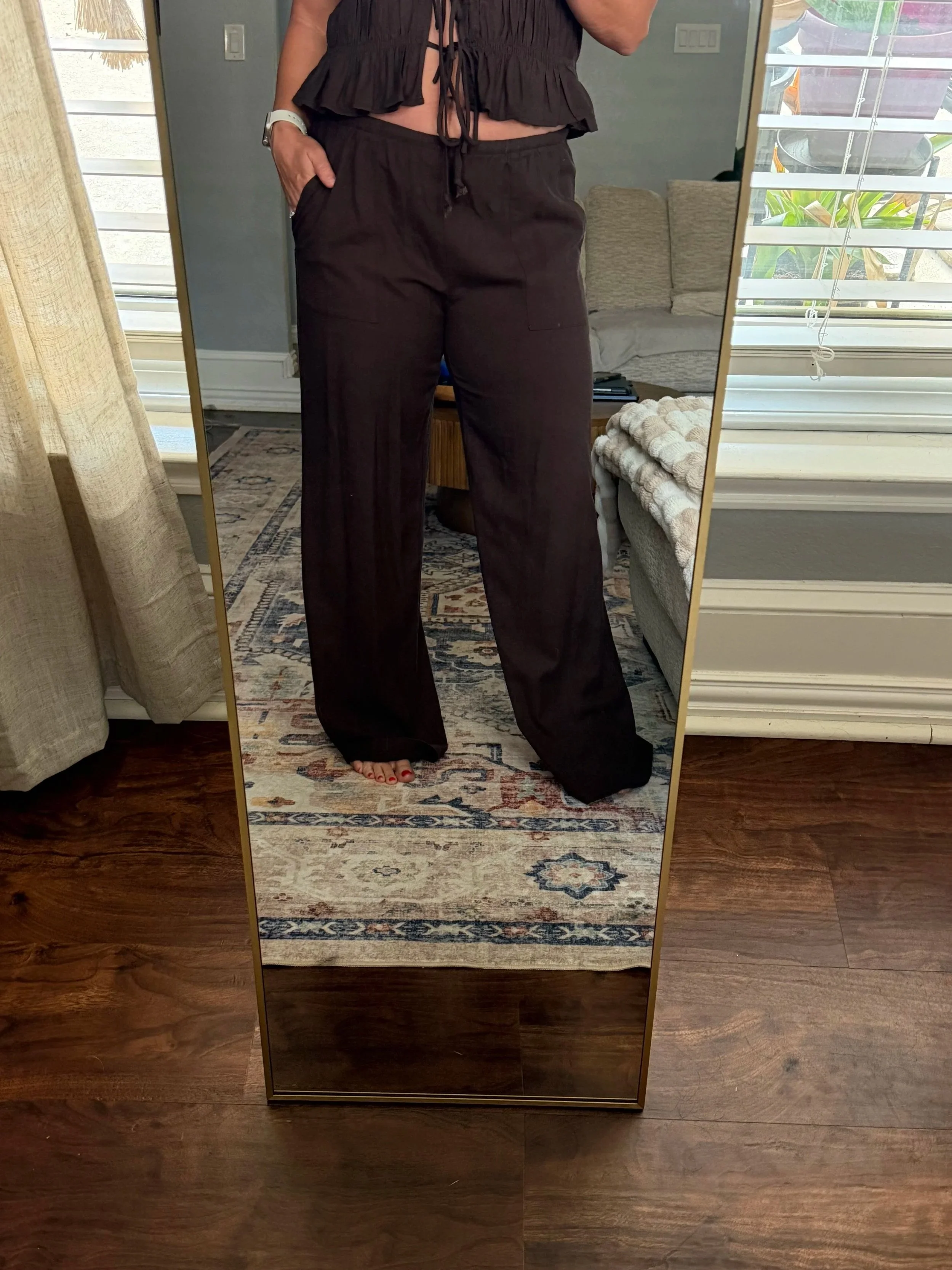 Solstice Drawstring Wide Leg Pants