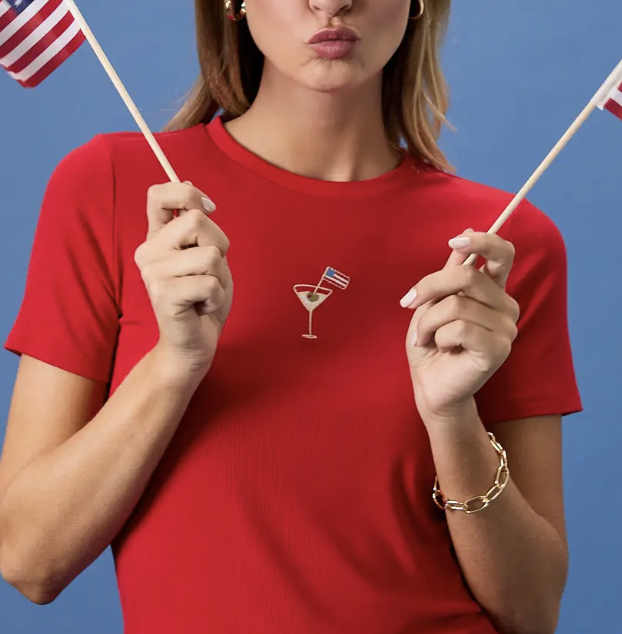 Olive You America Tee