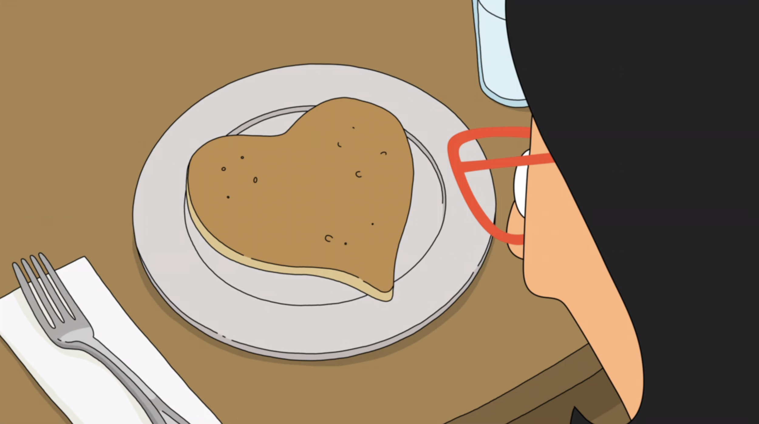 Heart-Shaped Pancakes