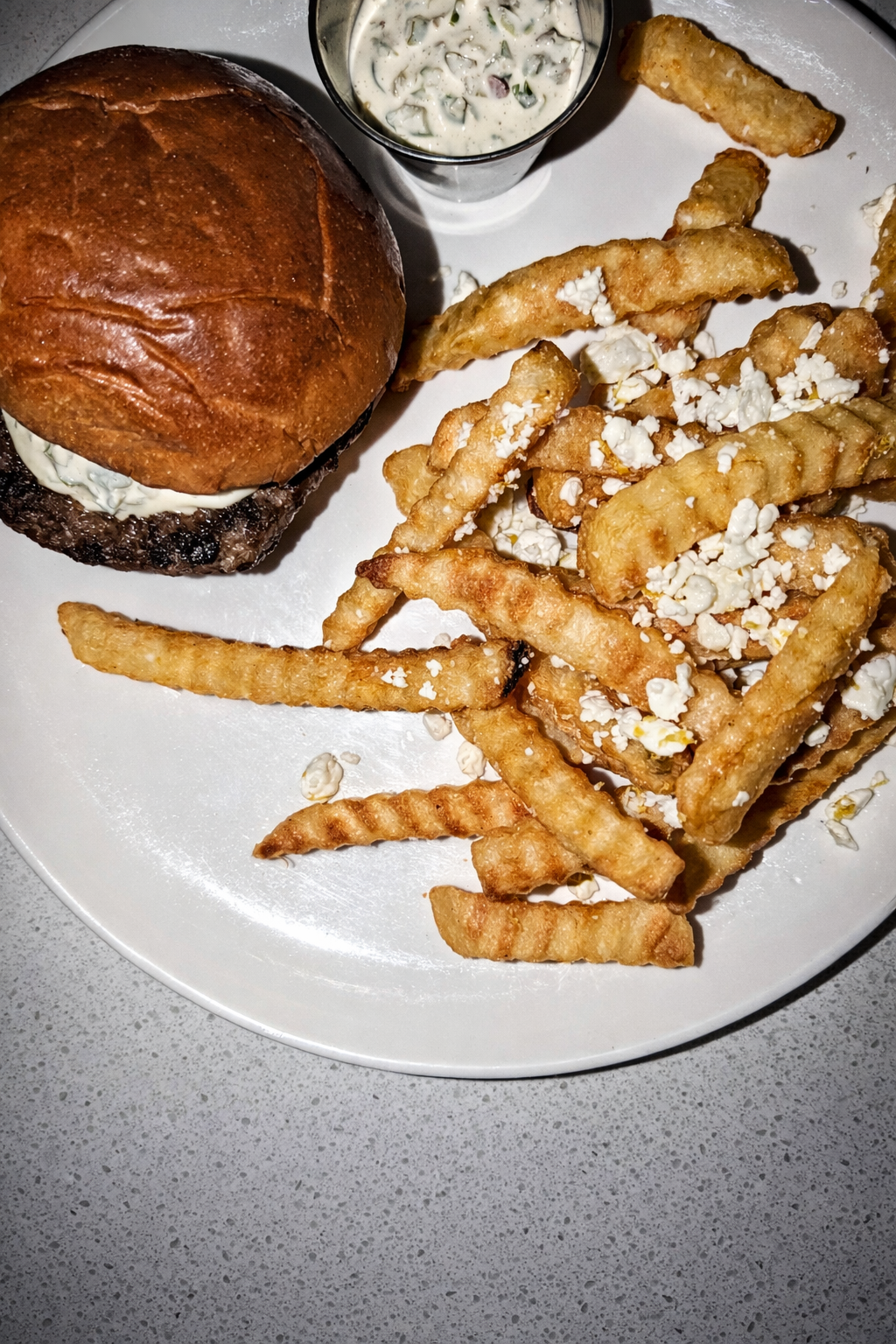 Michigan olive burger