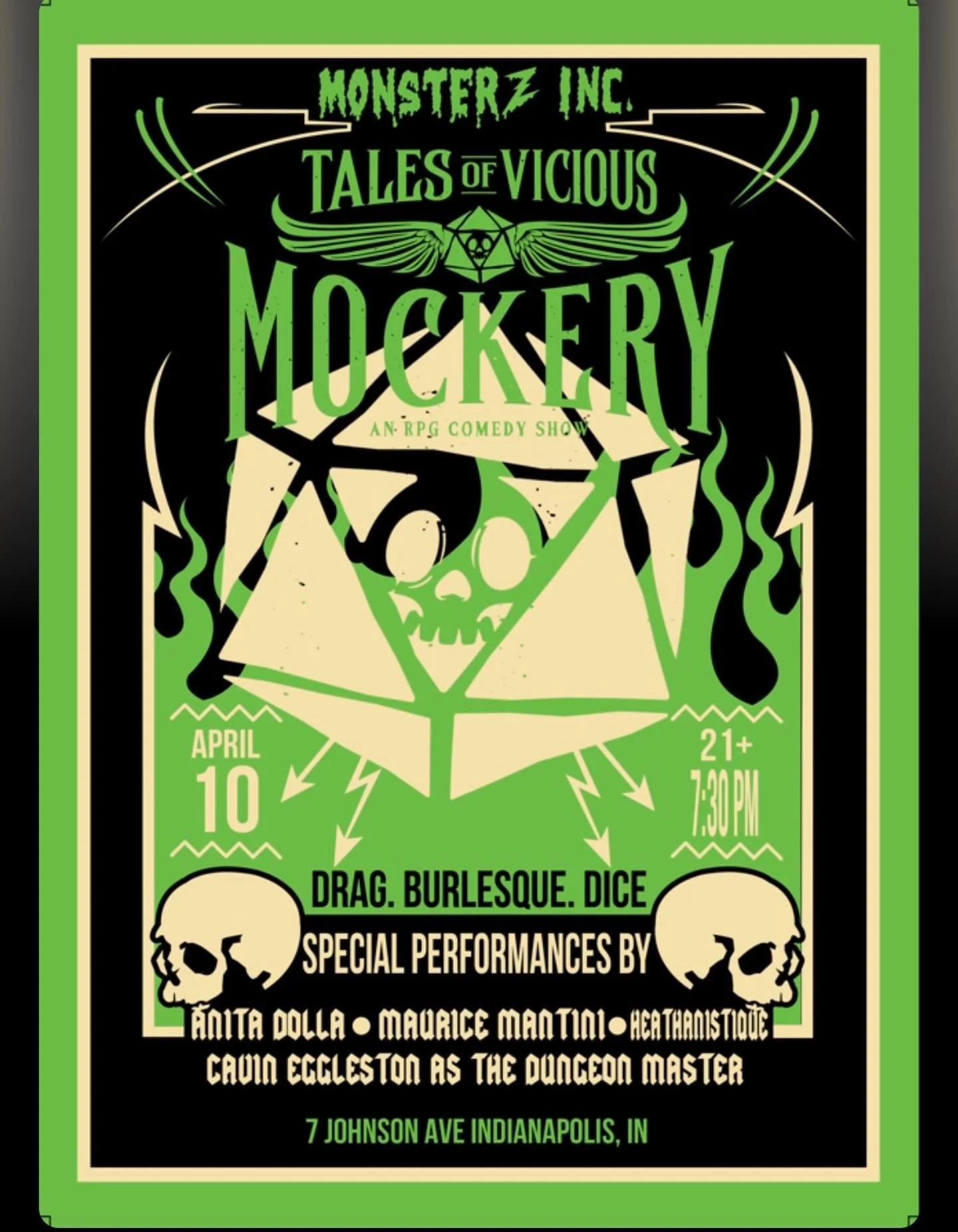 Roll for laughter! Tales of Vicious Mockery is a high-energy, fully improvised Dungeons &amp; Dragons comedy show where comedians and improv performers dive into epic quests, outrageous shenanigans, and chaotic dice rolls-all fueled by YOUR choices! 