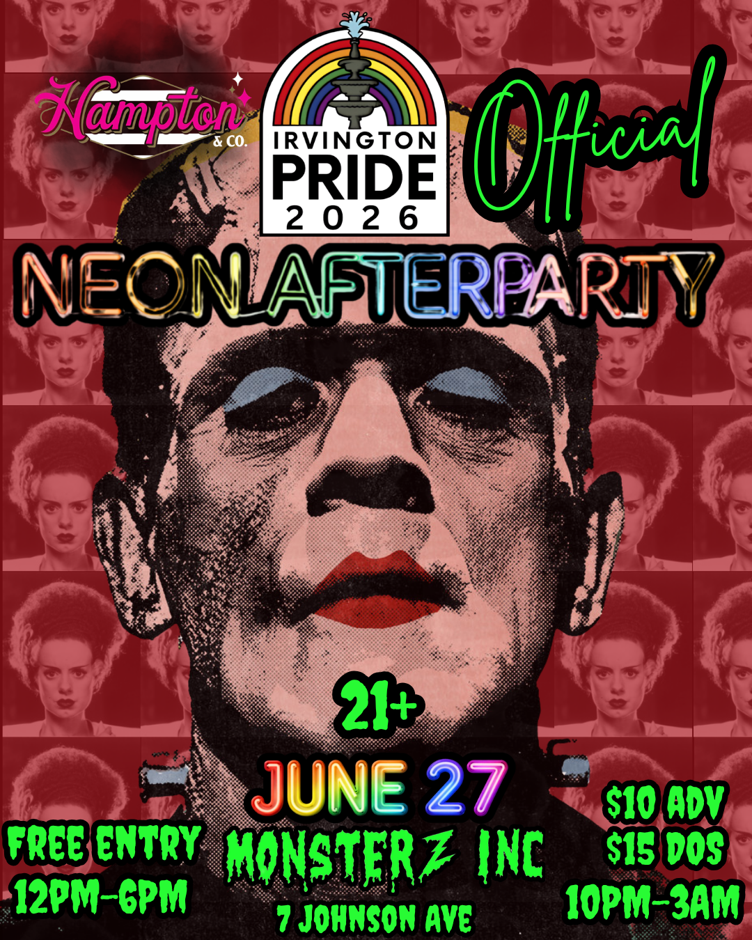IRVINGTON PRIDE OFFICIAL NEON AFTERPARTY