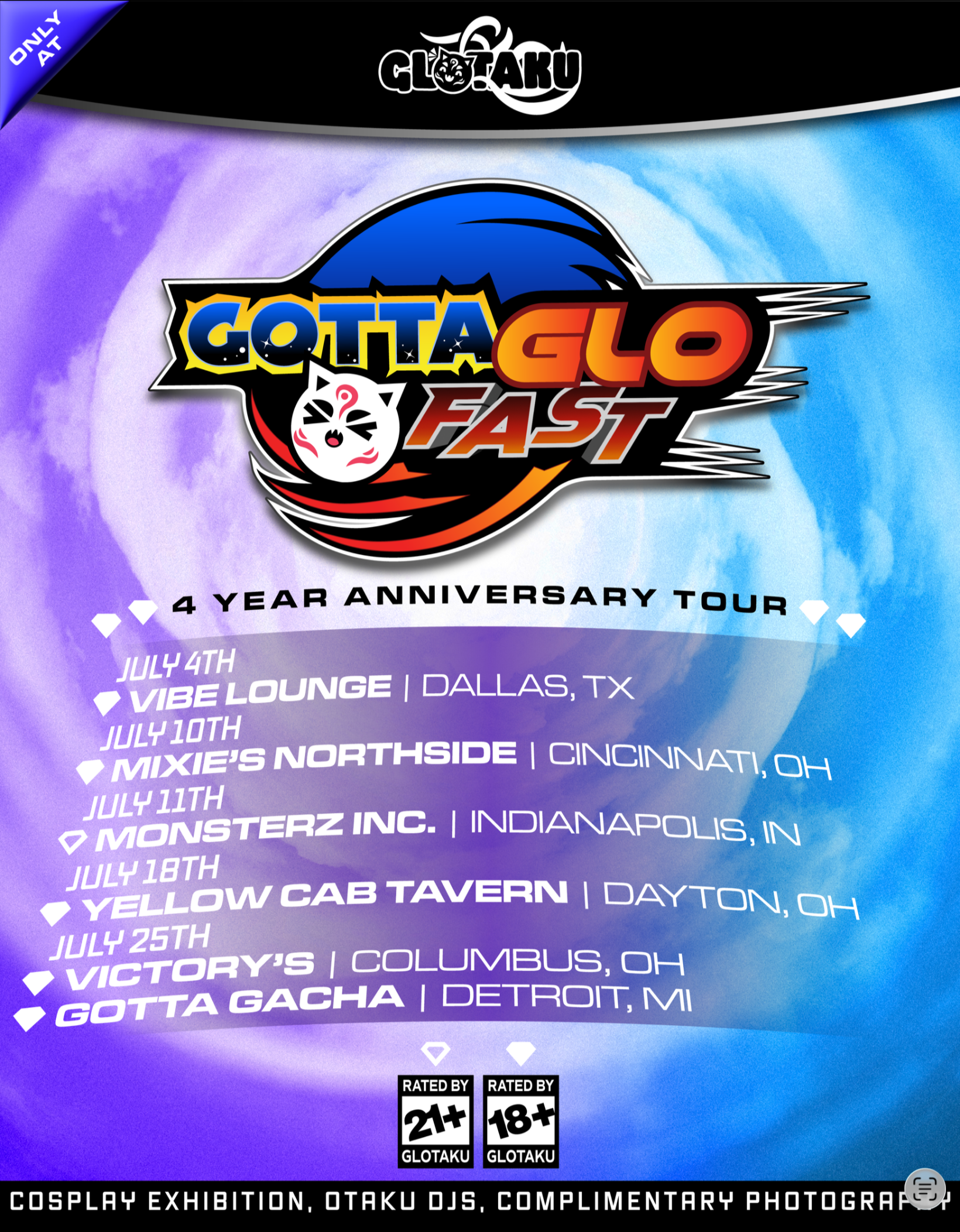 🌀 GLOTAKU PRESENTS: GOTTA GLO FAST 🌀