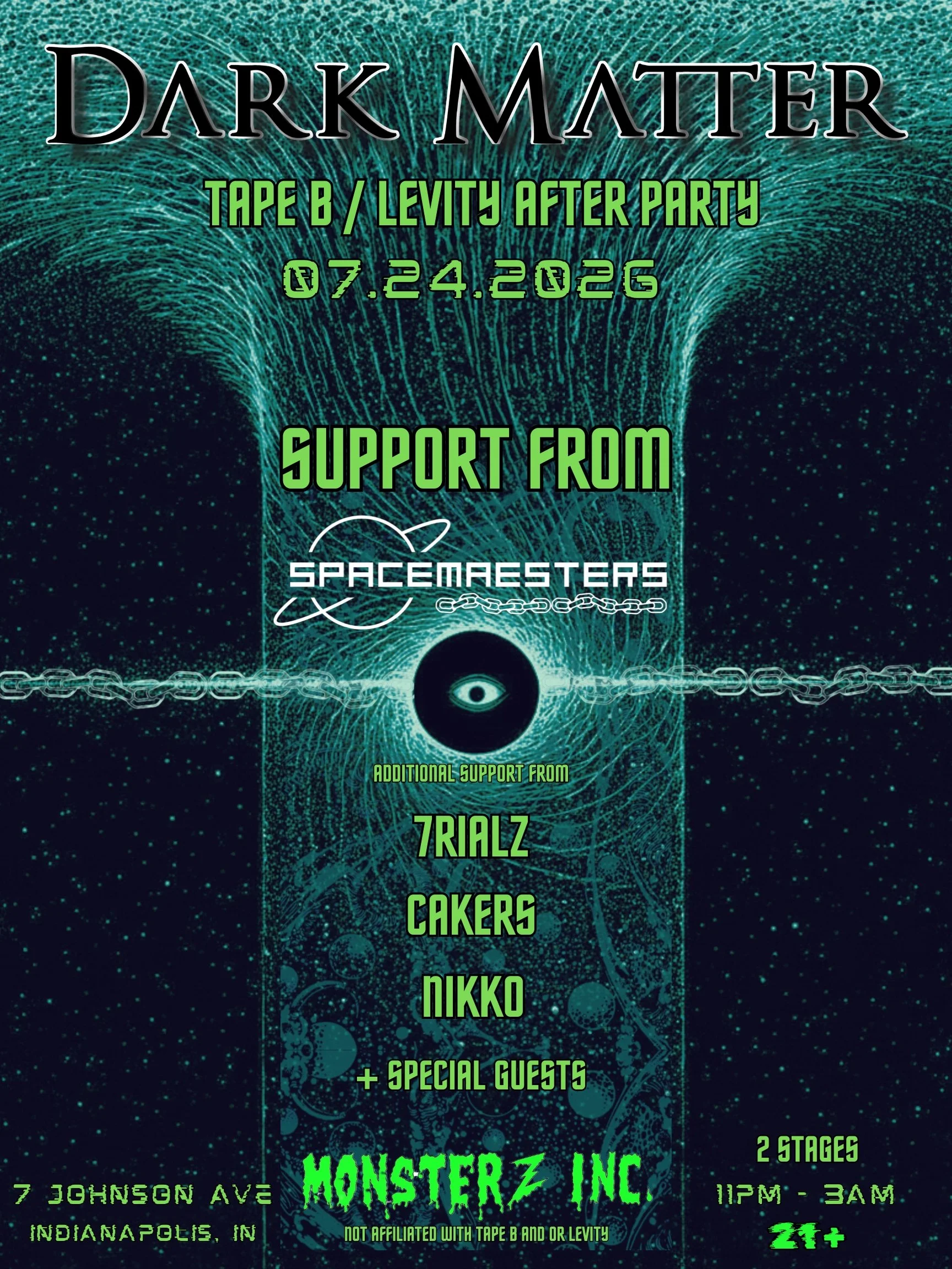 Dark Matter: Tape B &amp; Levity After Party