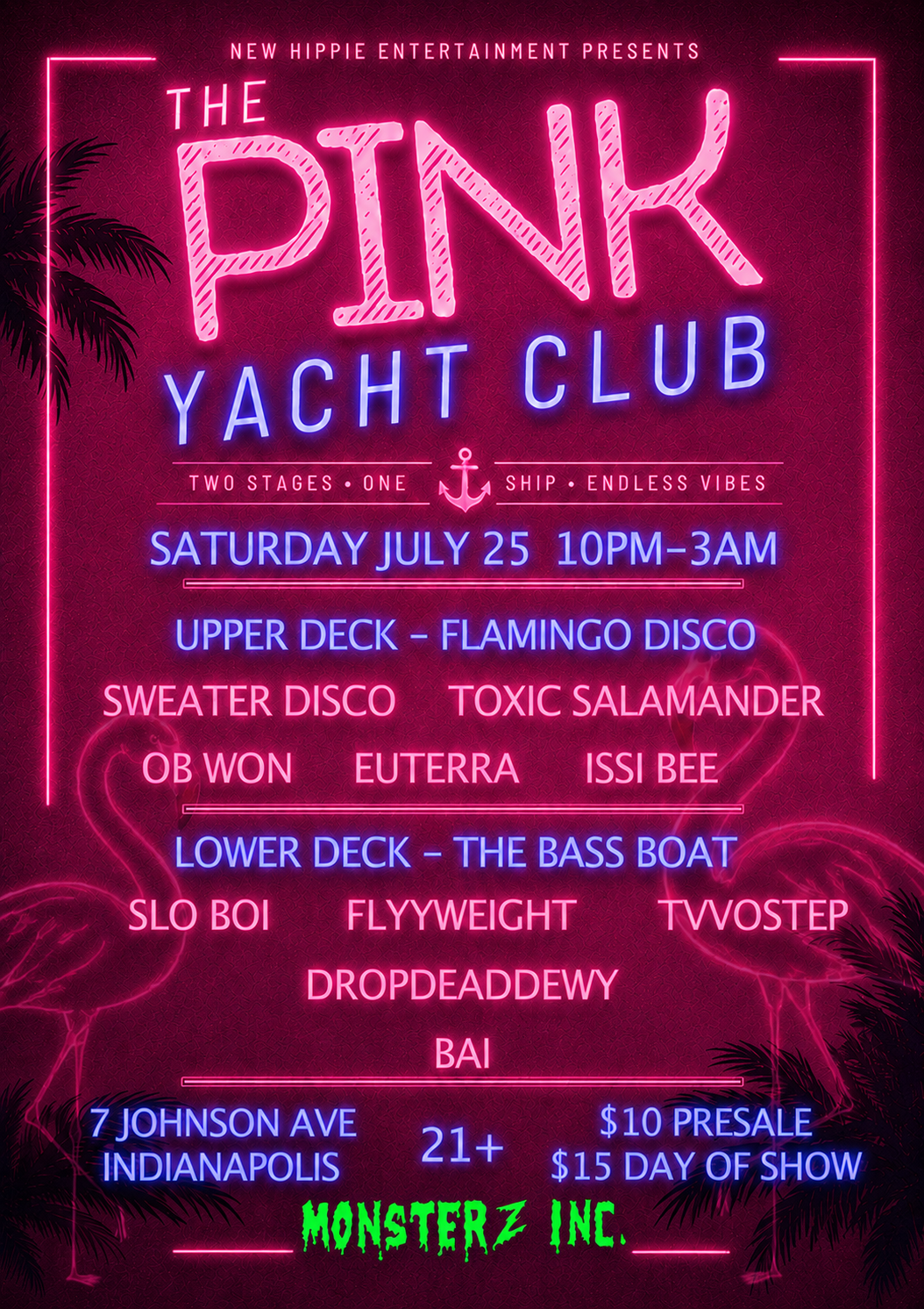 New Hippie Presents: WELCOME TO THE PINK YACHT CLUB