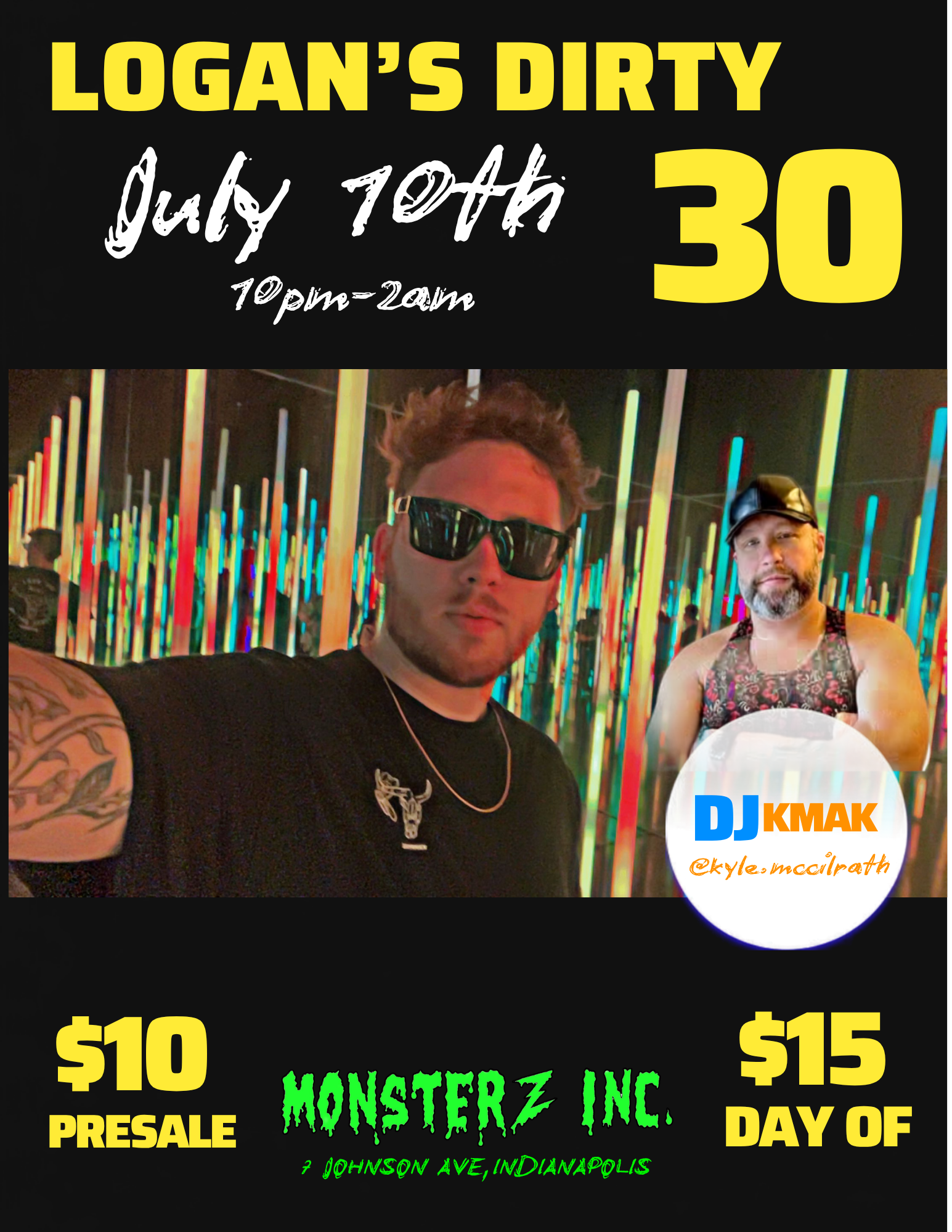 Monsterz Inc Presents: Logan’s Dirty 30