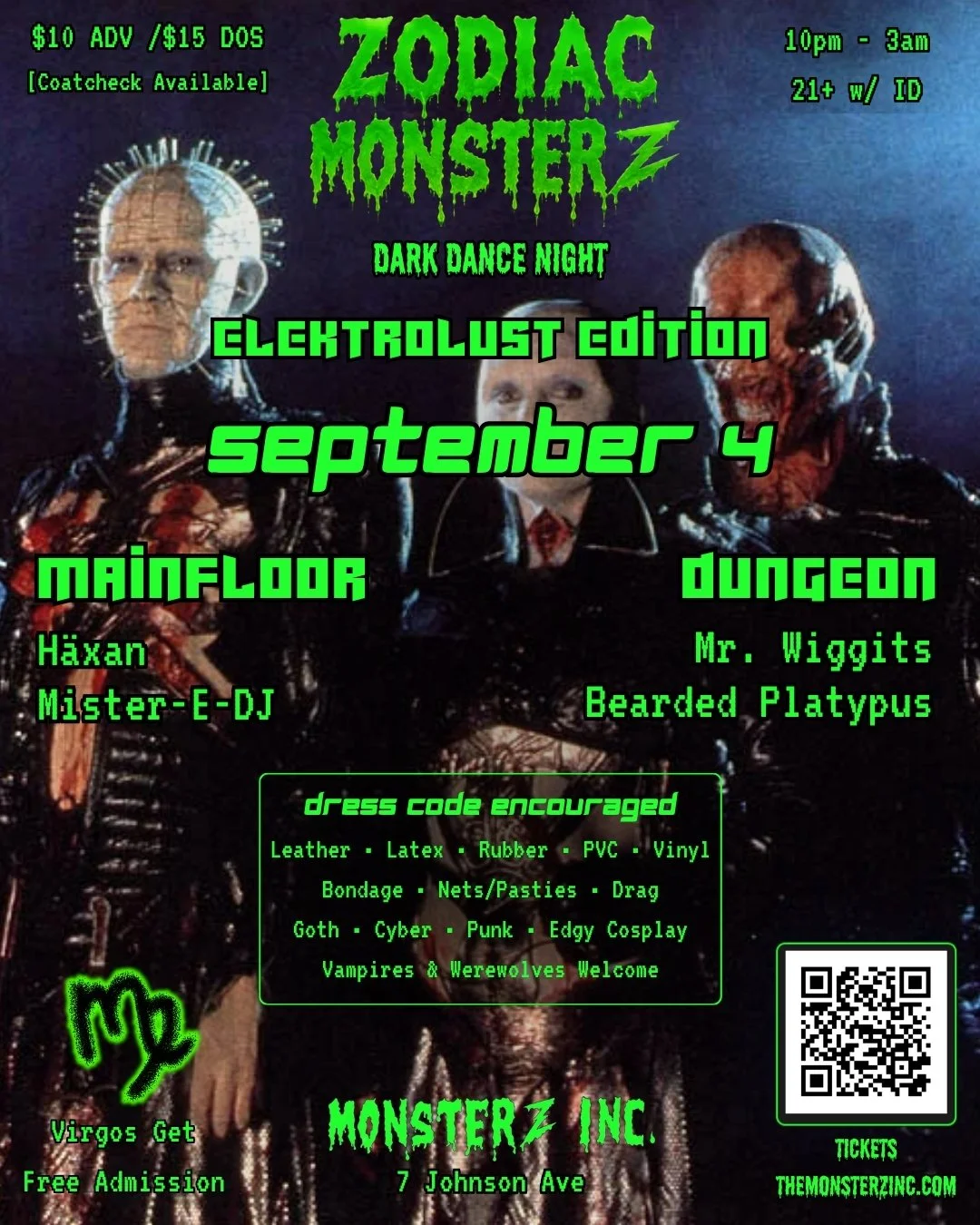 MONSTERZ INC PRESENTS: ZODIAC MONSTERZ — VIRGO: ELEKTROLUST EDITION