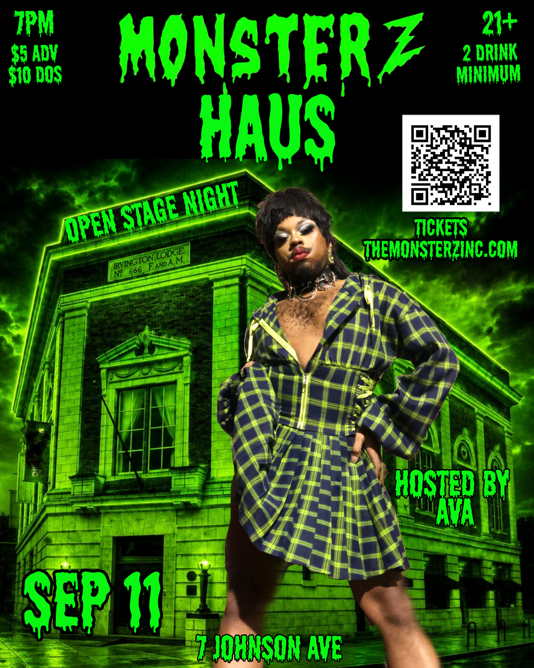 MONSTERZ INC PRESENTS MONSTERZ HAUS: Open Stage Night Hosted by Ava 