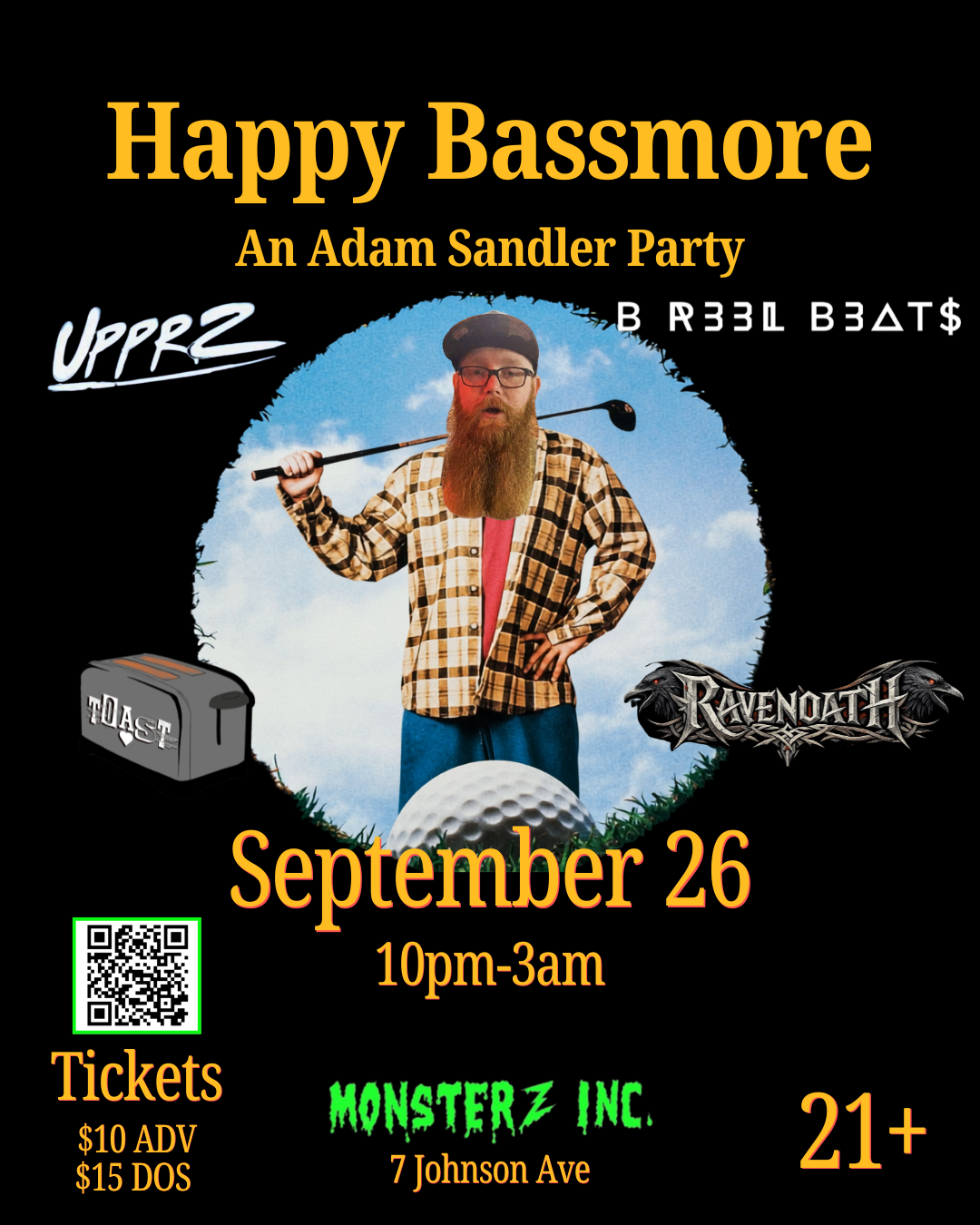 Happy Bassmore: an Adam Sandler Party