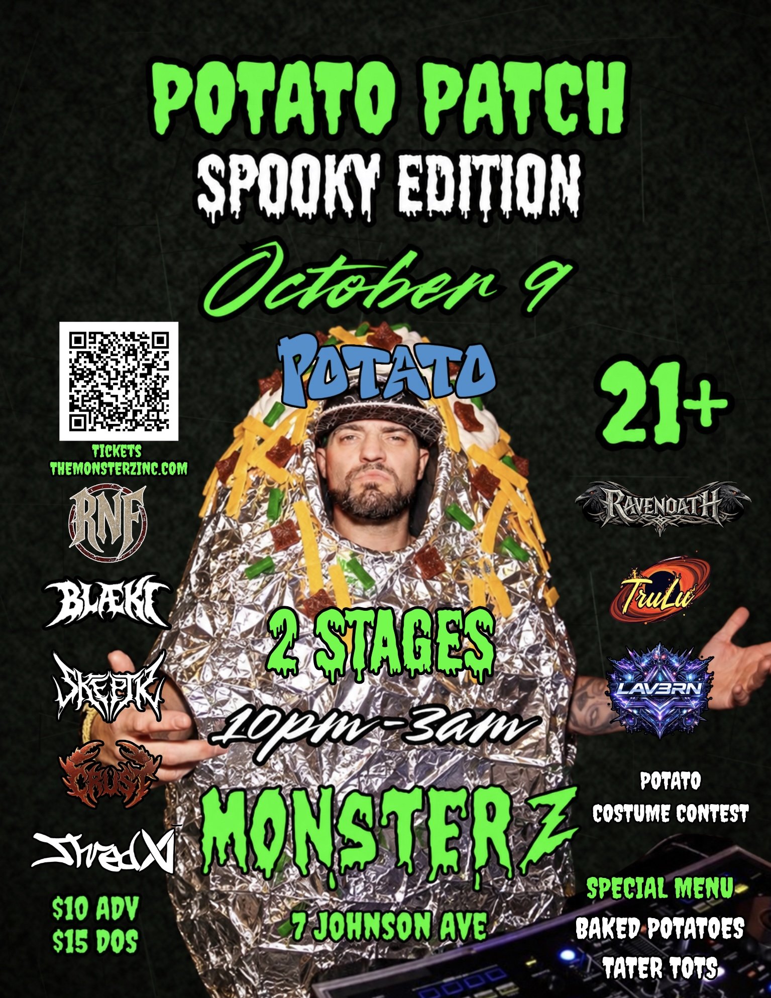 MONSTERZ INC PRESENTS: POTATO PATCH SPOOKY EDITION