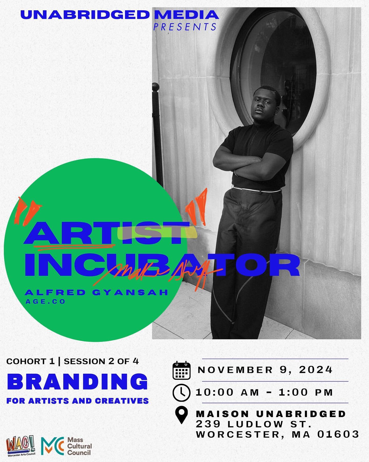 Our Featured Speaker for Session 2 iiiiisss... Alfred Gyansah of AGE.CO 🎉

Alfred Gyansah (@alfredgyansah)&nbsp;is an artist, communications professional bringing creative visions to life. Blending a passion for storytelling with a background in hos