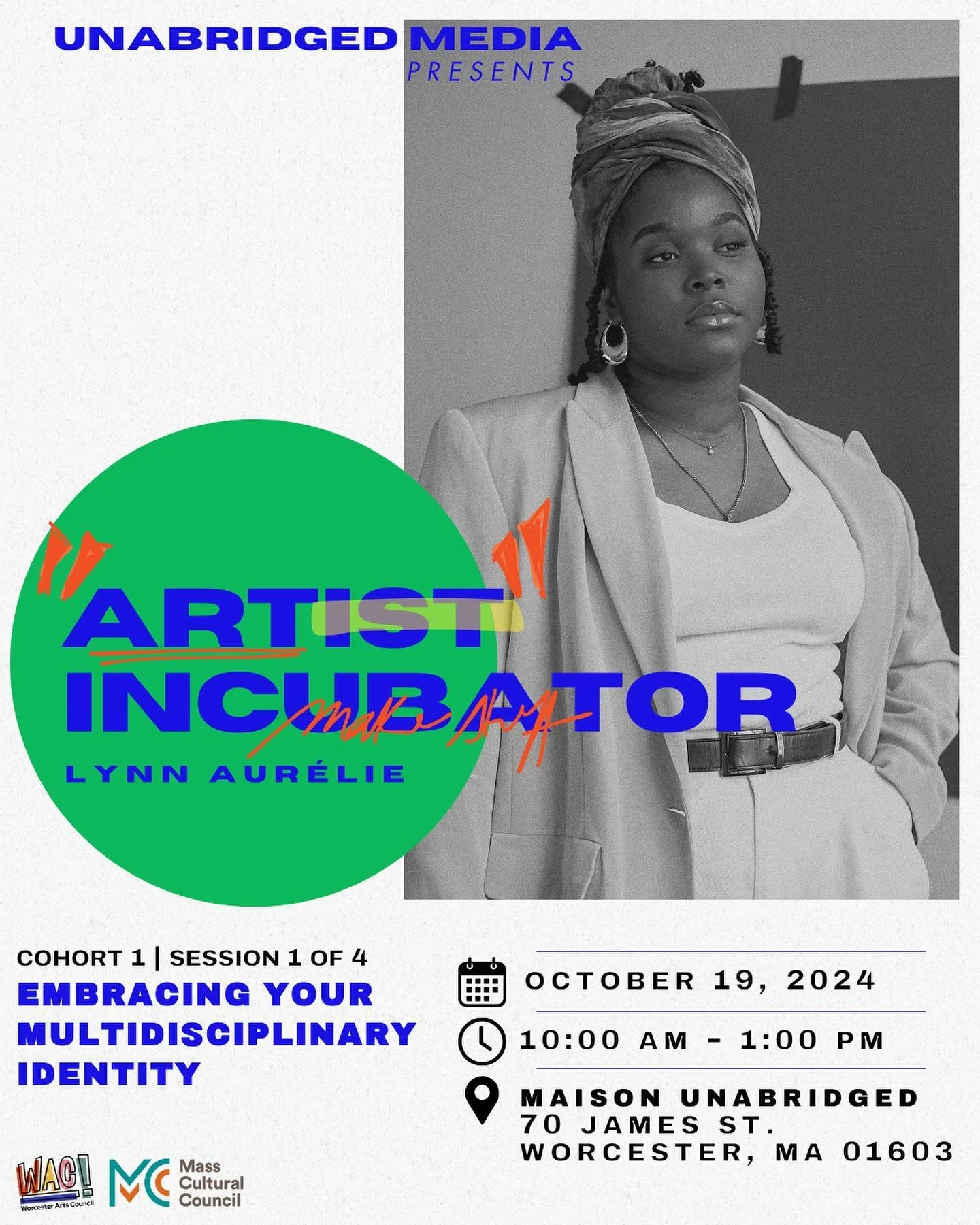 Calling all artists, creators, and visionaries with one too many mediums! 🗣️

Join us for &lsquo;Embracing Your Multidisciplinary Identity&rsquo;&mdash;a dynamic workshop led by Haitian Artist and Curator, Lynn Aur&eacute;lie 💫

Lynn is a Haitian m