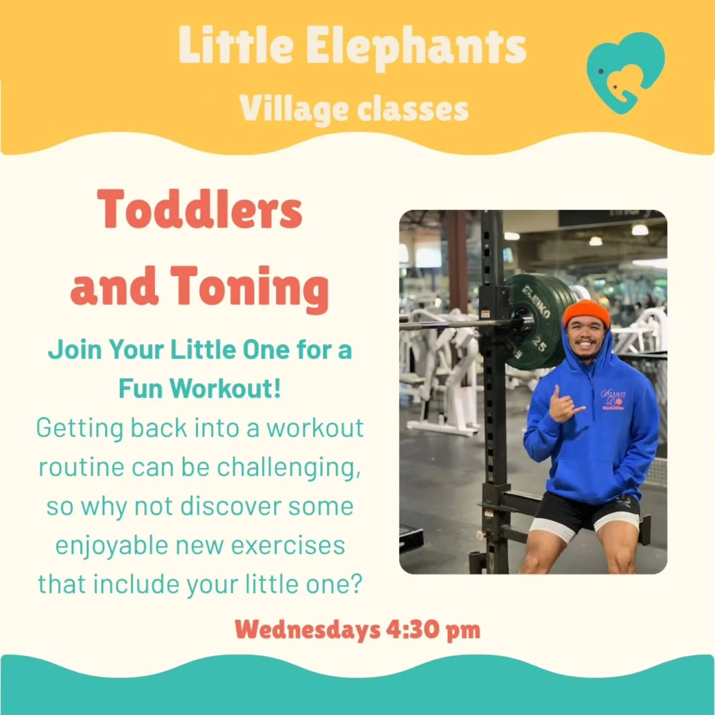 We are so excited to introduce Mr. Niko to our Brea Village Teacher Team! 

Every Wednesday at 4:30pm we invite you to join his free class included with admission! We strive to offer classes that engage both kids and parents to learn and grow togethe