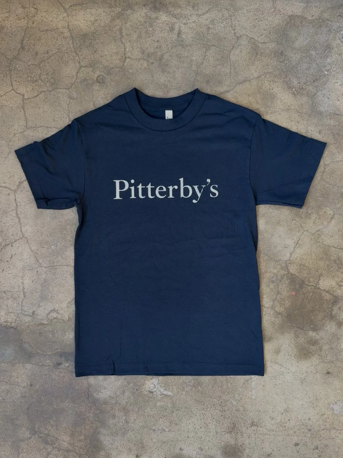 Pitterby's Navy/Cream T-Shirt
