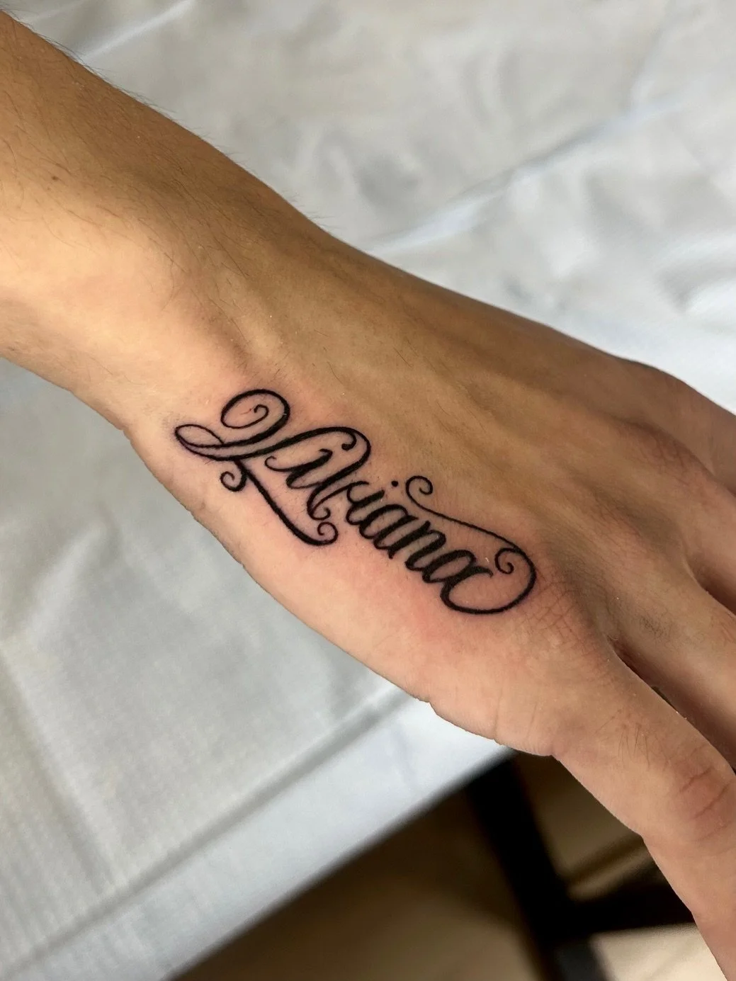 Fineline script lettering by Nicole Cosner