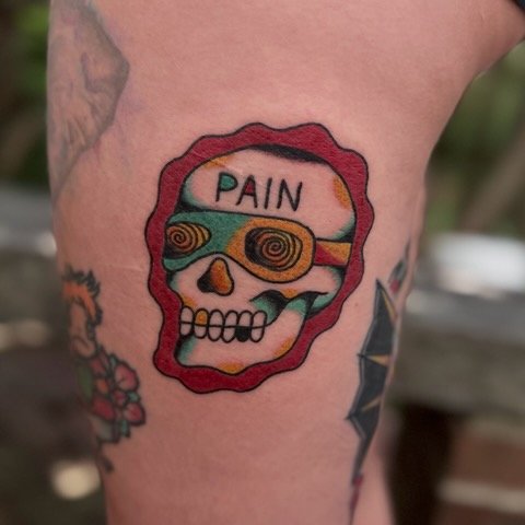 Traditional Speed Skull by Tyler Patchell