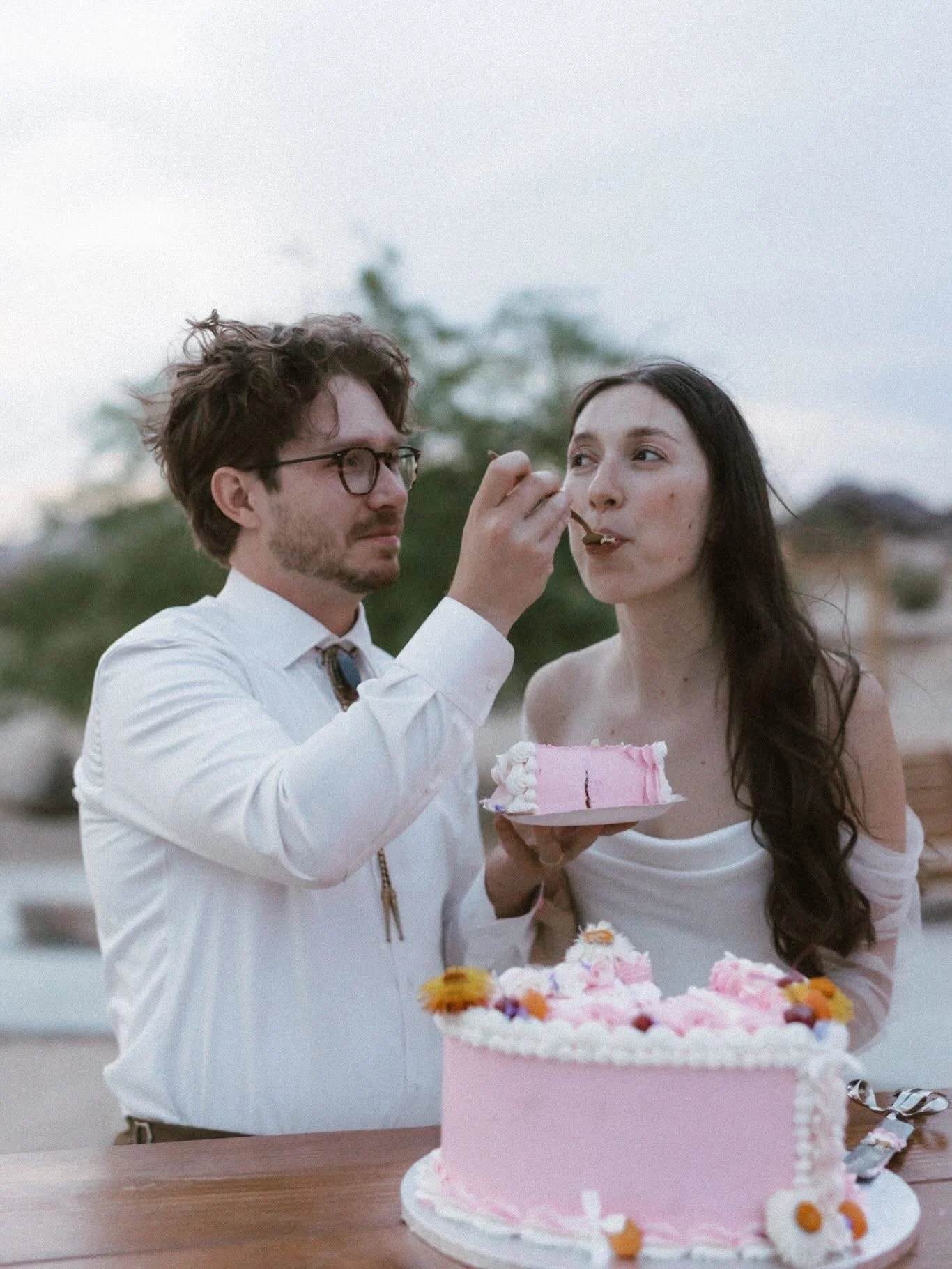 Wedding moments in Joshua Tree