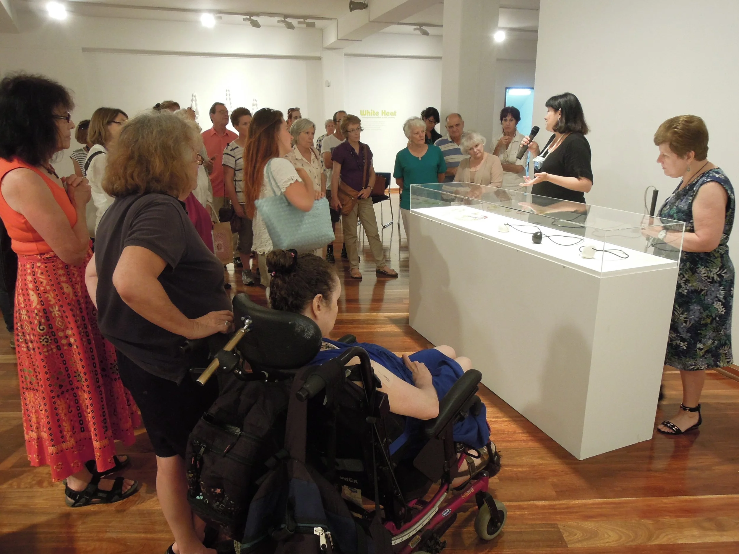 Touch Tour & Curator's Talk at Wollongong Art Gallery 2015