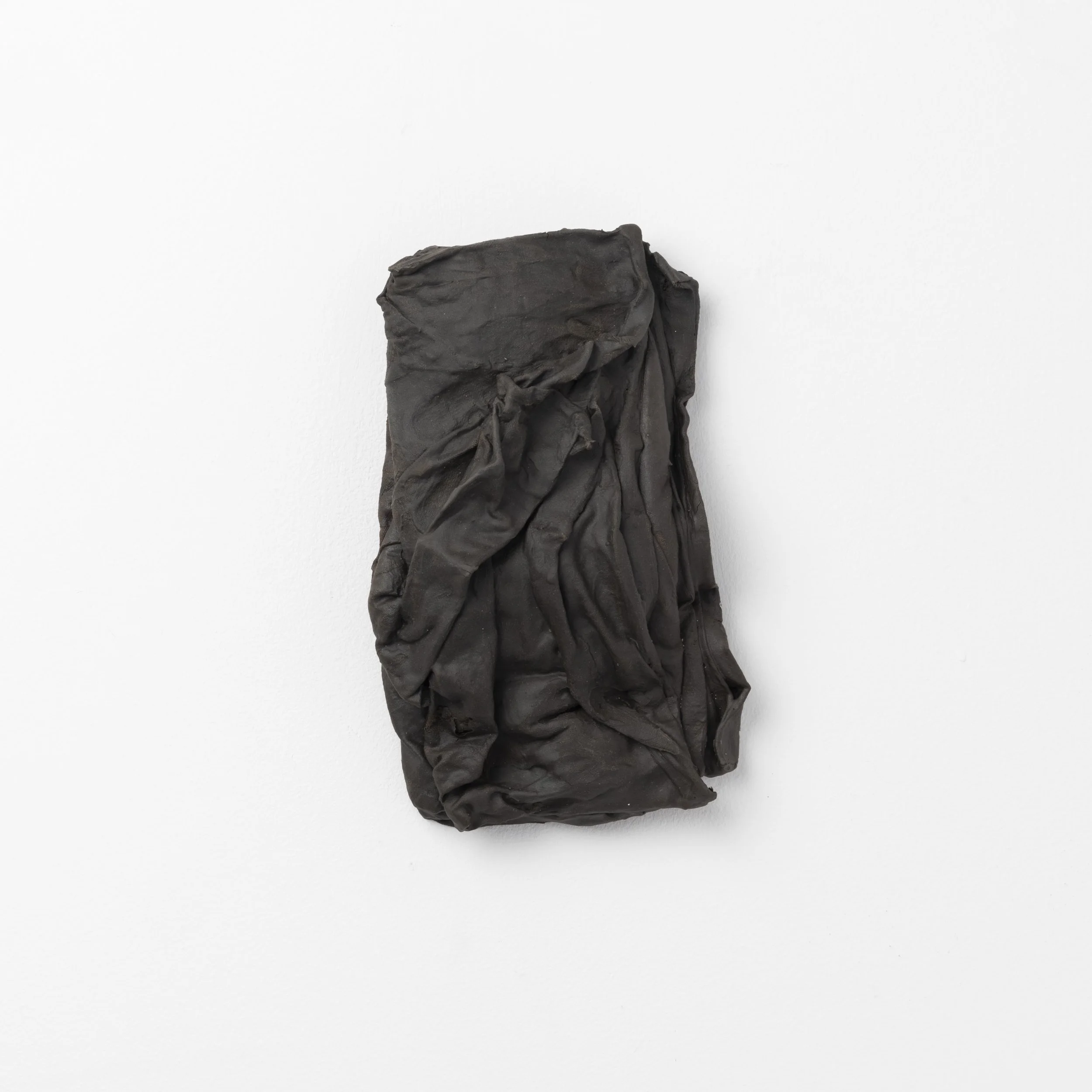 Zara Collins Unfolding the Folds Series Egyptian paste, porcelain, glaze 2024 Photo: Peter Morgan