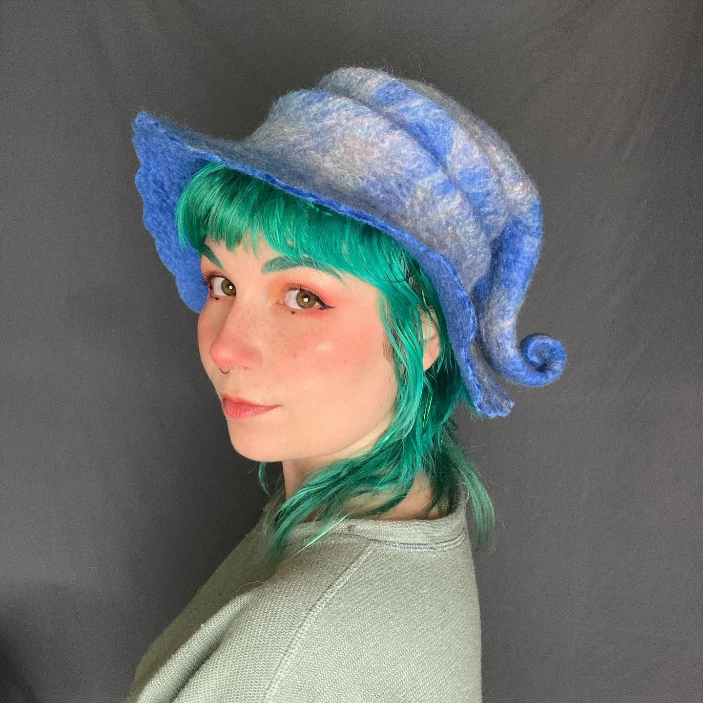 Hijinx Hattery Whimsical Wizard Wool Hat