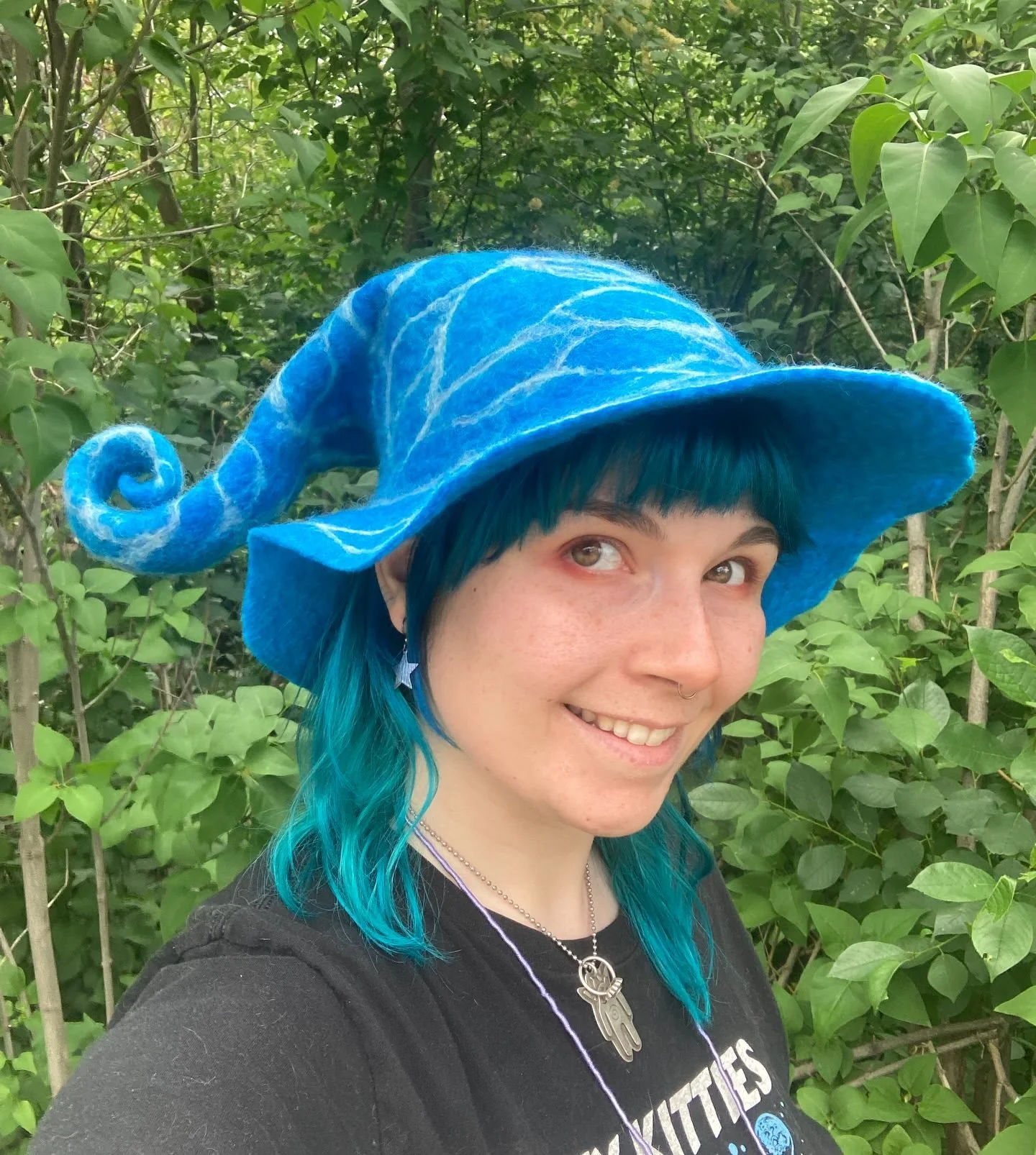 Hijinx Hattery Wizard Wool Curly Point Hat