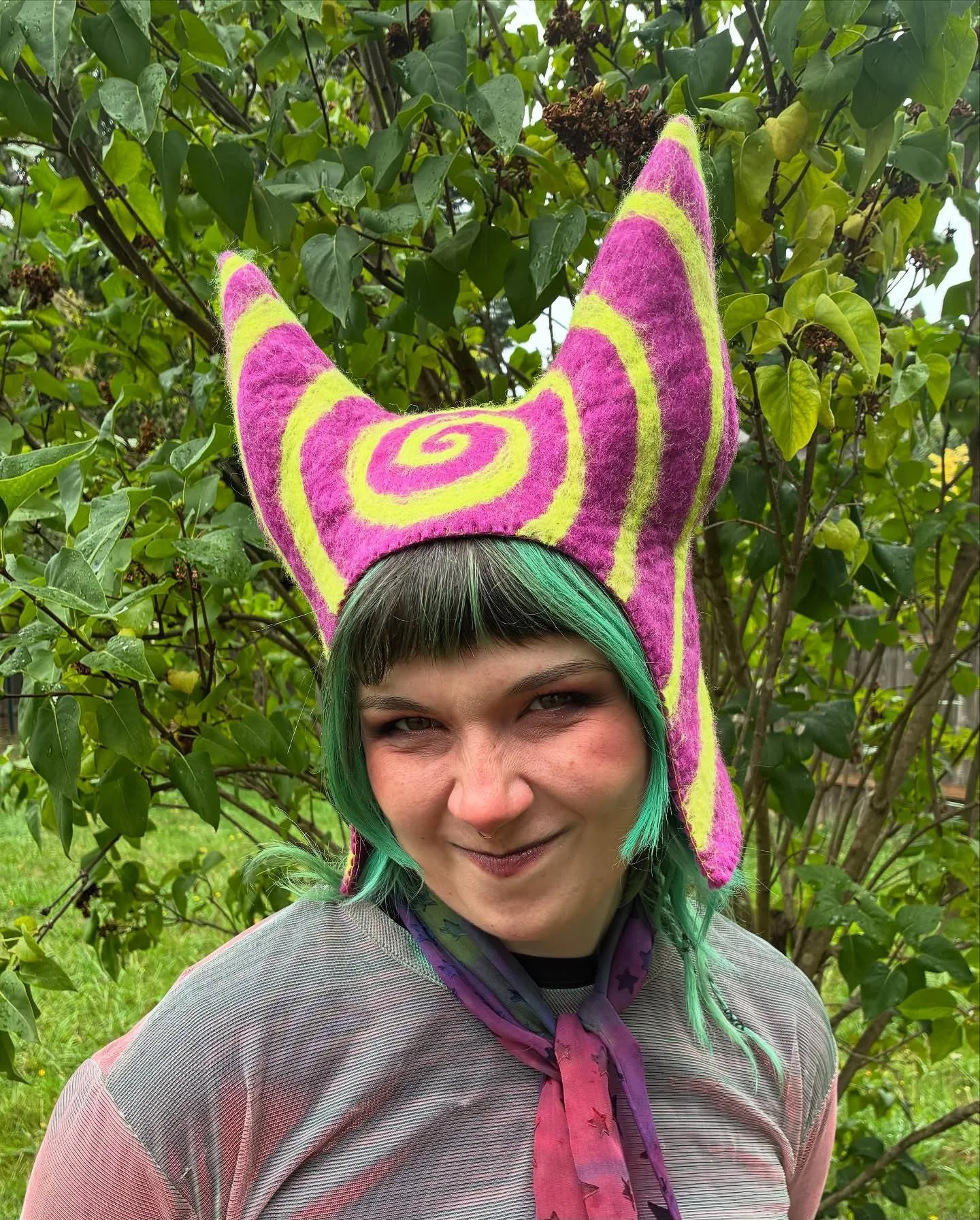 Hijinx Hattery Wool Ears Spiral Hat