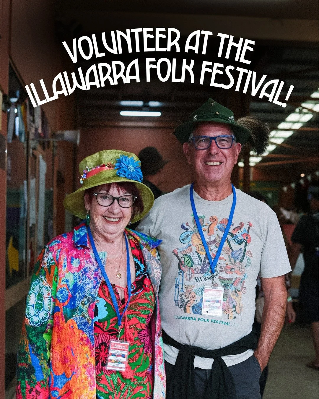 Be involved in the success of one of Australia&rsquo;s largest volunteer-organised folk festivals! 🤝

Volunteer for 10-12 hours for a festival season ticket, 2 free drinks from the Festival Bar, discounts on camping and at the Festival Shop, and a f