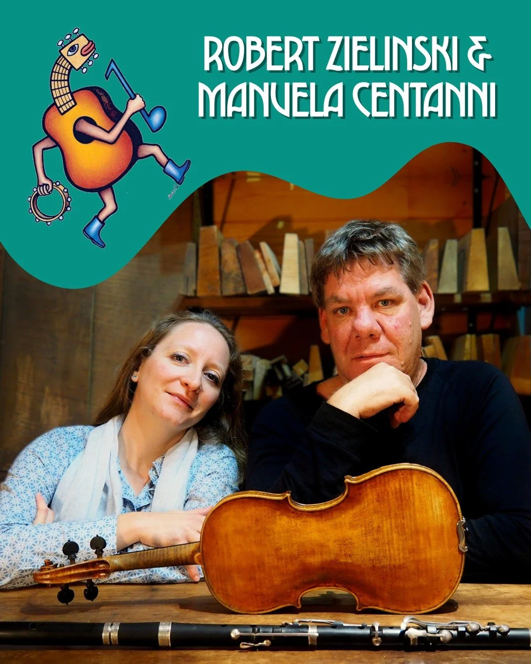 There are FOUR winners/runners up of the Australian Folk Music Awards (AFMAs from @folk_alliance_australia ) who are appearing at the 2026 Illawarra Folk Festival, and we're very pleased that one of them is Robert Zielinski, who won the 2025 Instrume