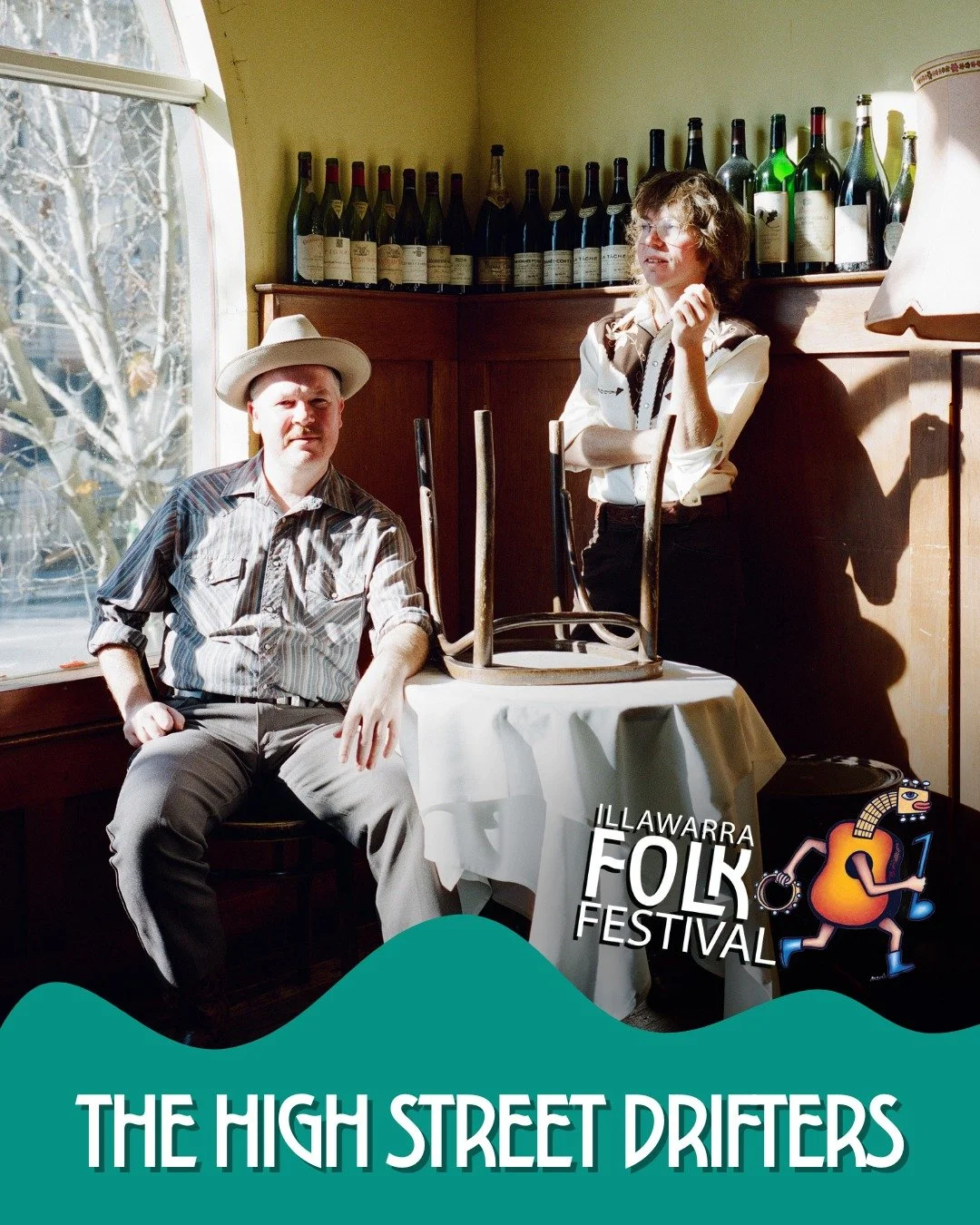 The High Street Drifters are a bluegrass band from Victoria carving out a distinctive place in the Australian music landscape. Led by mandolinist Justin Vilchez and guitarist Daniel Watkins, the band features a rotating cast of some of the country&rs