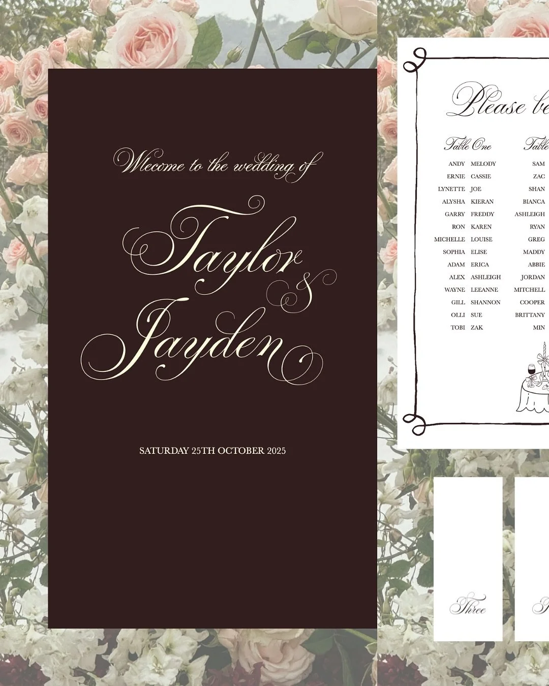 stationery concept | a custom suite for our T&J, to be printed on a combination of linen and paper in shades of chocolate and ivory 
π¦’π«π
#weddingstationery #weddingstationerydesign #customstationery #sydneyweddings #sydneyweddingstylist #lin