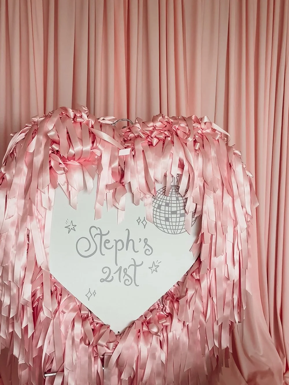 Pink Ribbon Heart