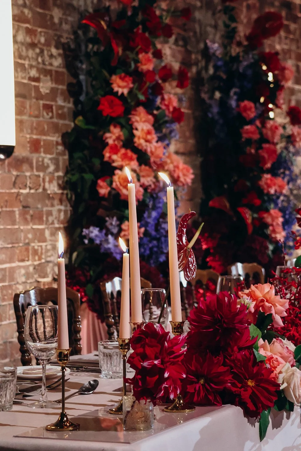 Gold Dinner Candle Holder