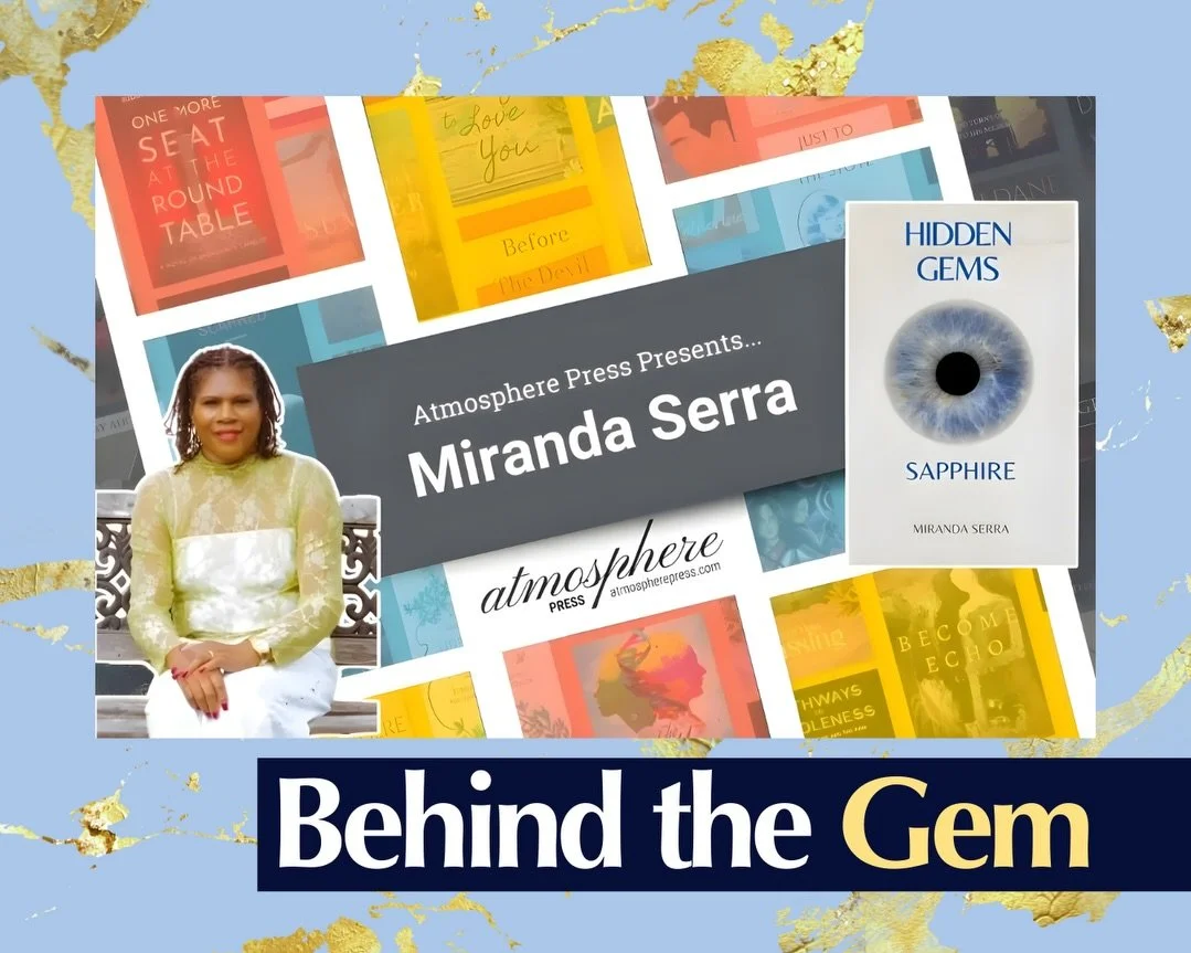 Behind the Gem 💎
My very first interview of many with @atmospherepress. It was such a pleasure to talk about the journey of Hidden Gems: Sapphire... from the inspiration behind the book, to the writers who influenced me, to my favorite place to writ