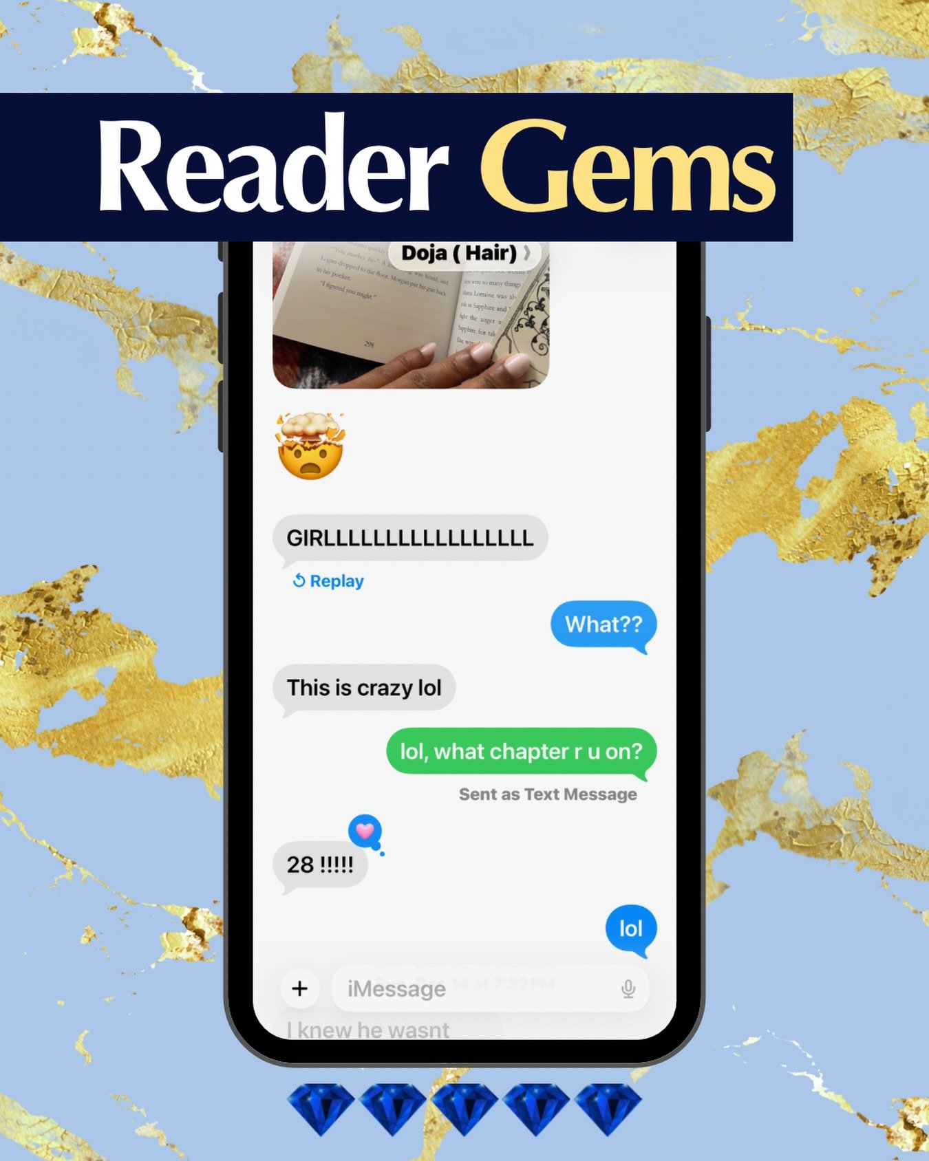 A Reader Gem 💎

When a reader pauses mid-chapter to say, &ldquo;This is crazy,&rdquo; that&rsquo;s when I know the story is landing exactly where it&rsquo;s meant to. Hidden Gems: Sapphire was written to feel real... to invite readers to sit with th