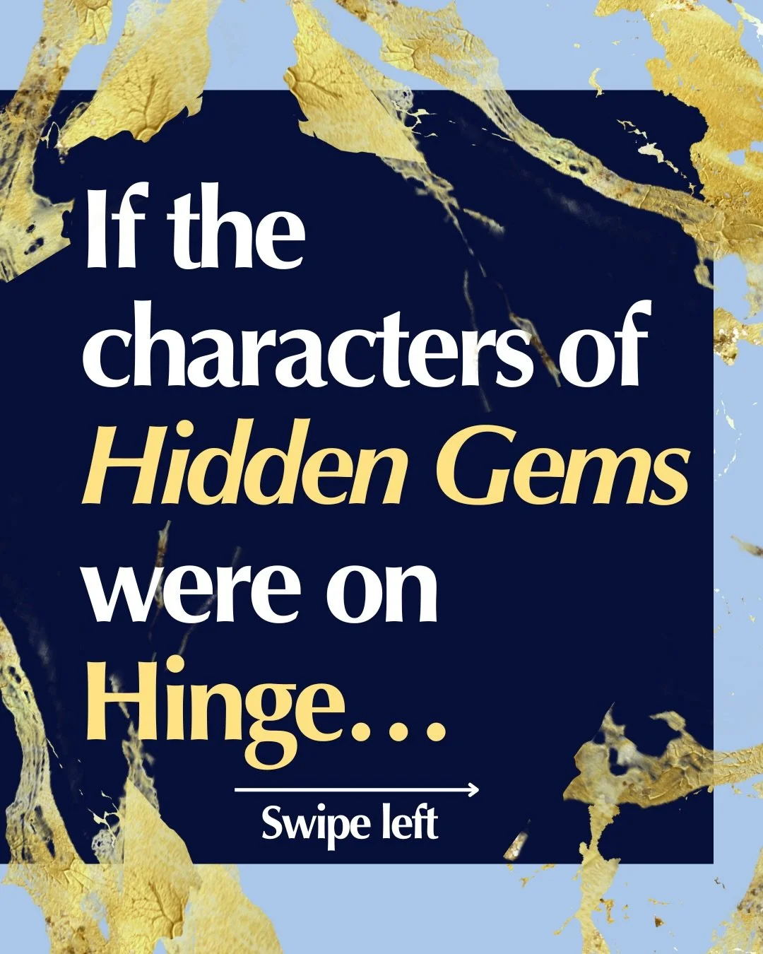 Happy Valentine&rsquo;s Day 💙💎

If these Hidden Gems: Sapphire characters showed up on your dating app&hellip; would you swipe right? 👀

Romance. Loyalty. Secrets.

Perfect solo date for readers who love romantic suspense, strong female leads, and