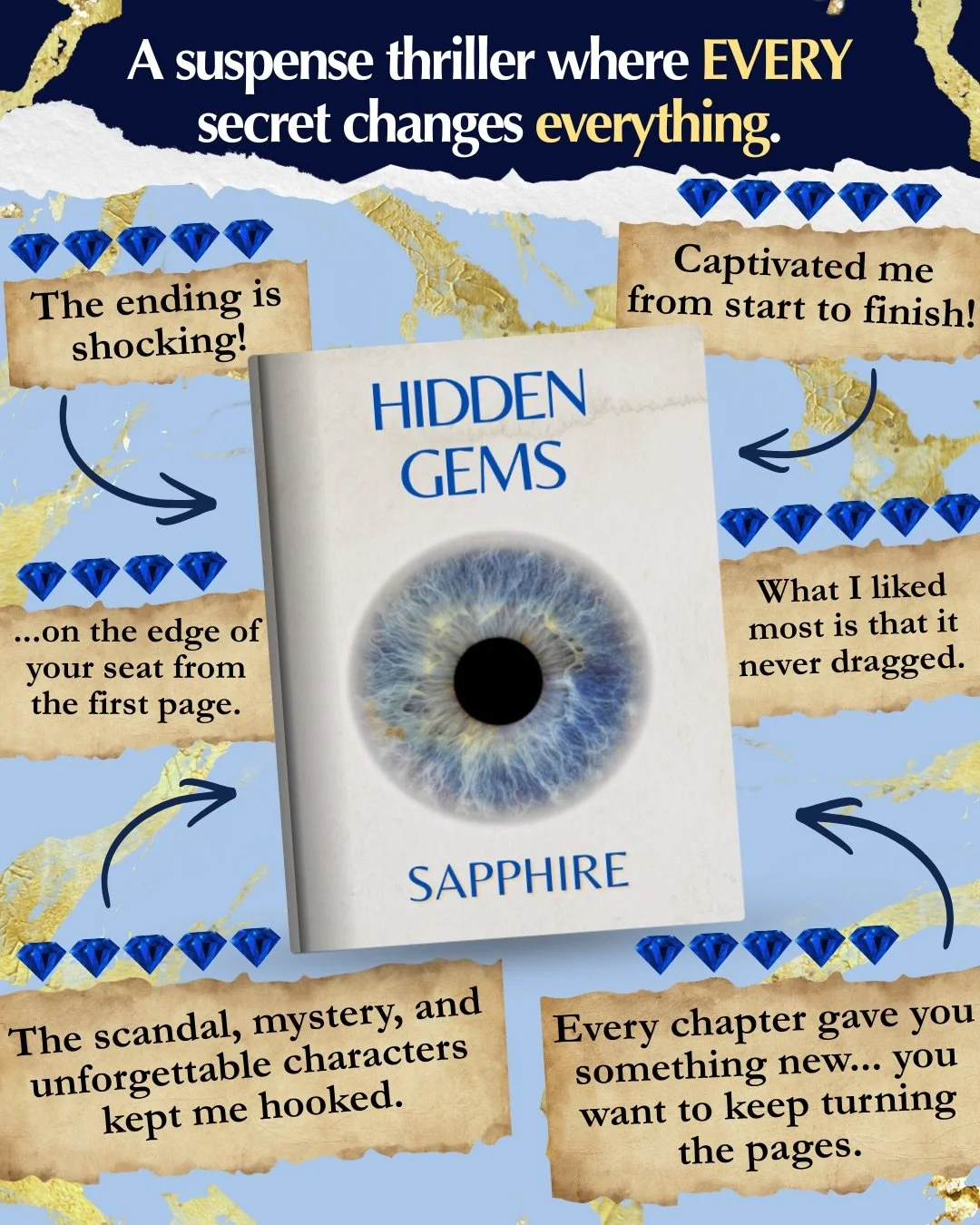 Celebrating 4 MONTHS of Hidden Gems! 💎

My debut novel has been a wild ride from start to finish, and I&rsquo;m not just talking about the twists inside the book. I&rsquo;m truly grateful for all the love, reviews, and support this story has receive