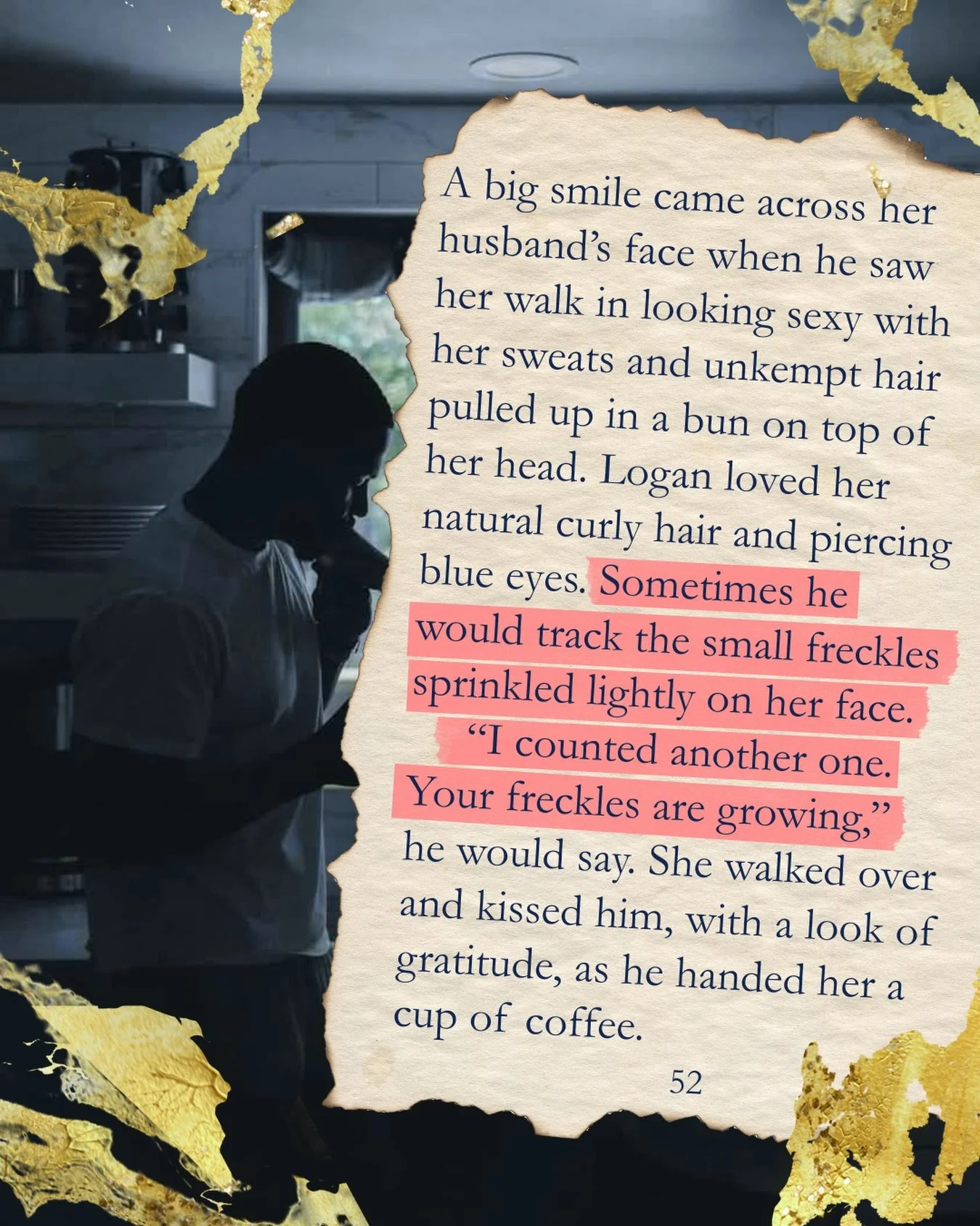 &ldquo;I counted another one. Your freckles are growing.&rdquo; 💙

Logan noticed everything about Sapphire&mdash;her natural curls, her piercing blue eyes, and even how many freckles dotted her face. 

Small moments like this made their love feel so