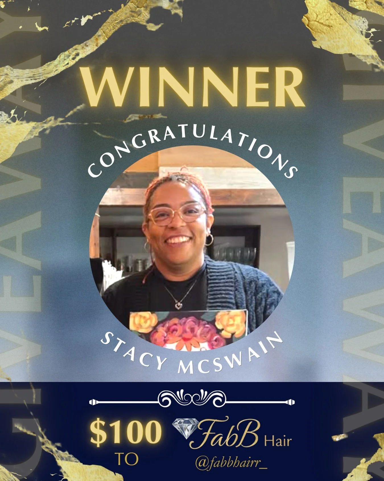 ✨ And the giveaway winner is&hellip; ✨

Thank you to everyone who joined the Hidden Gems Circle! Your support, love, and excitement mean everything to me!! 💙 💎

🎁 Congratulations to @mcswaist!! YOU are the winner of the $100 gift certificate to @f