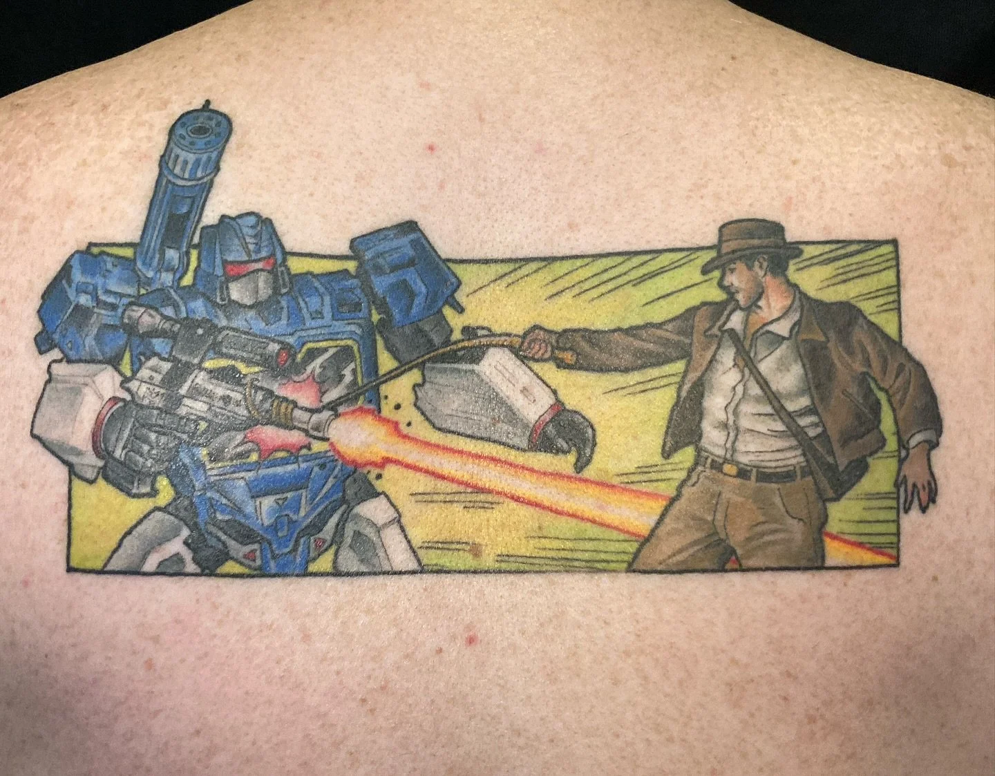 HEALED Soundwave/Megatron vs Indy&mdash; thanks, Scott!