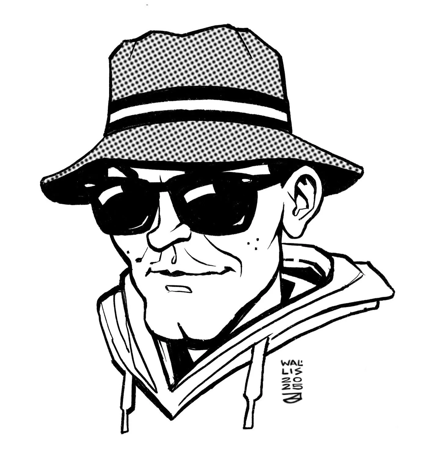 Ed Piskor for @fod_project . A great talent gone too soon. If you or someone you love are experiencing a life-threatening mental health crisis, call 988 for help.