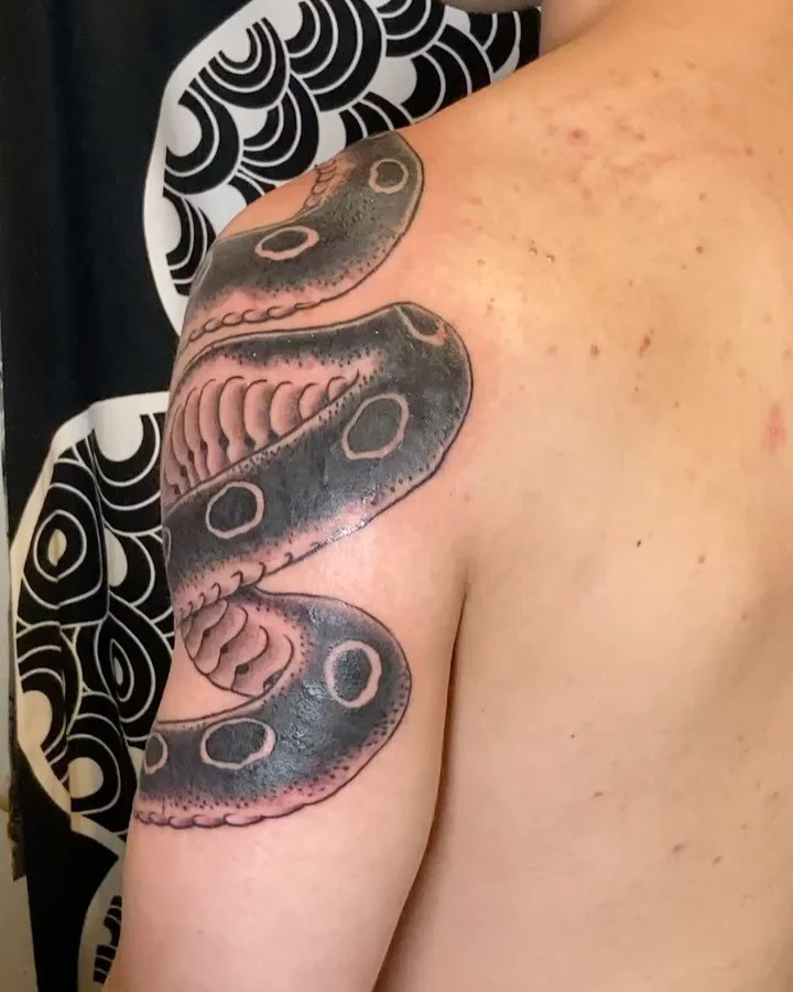 Fresh draw-on snake&mdash; thanks Alex! Books are open