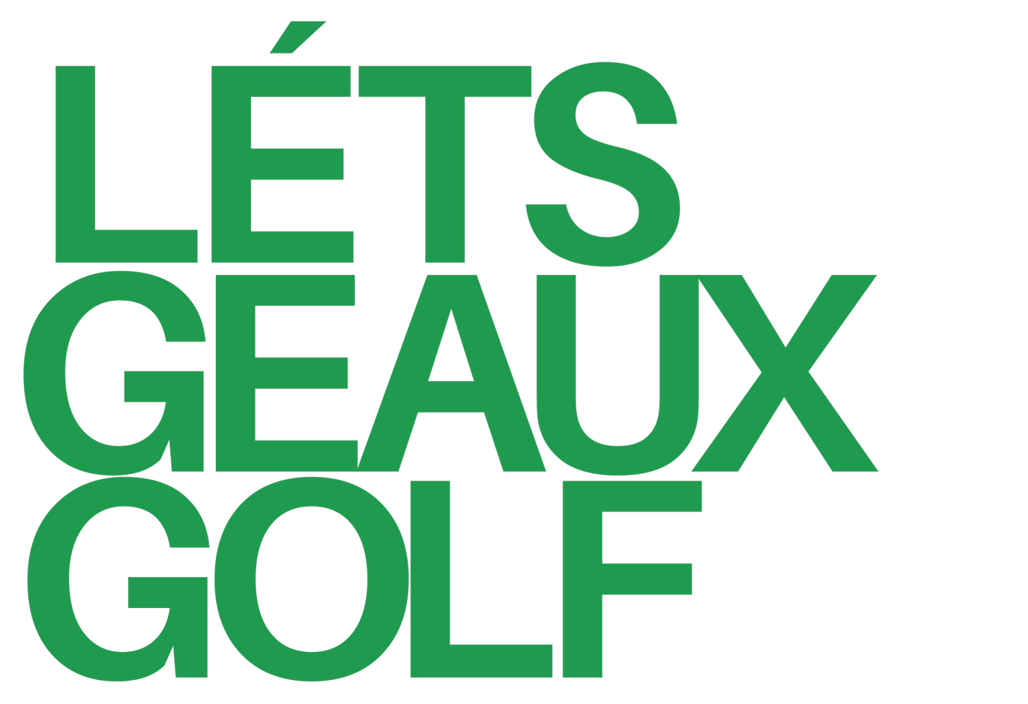 LET'S GEAUX GOLF 
