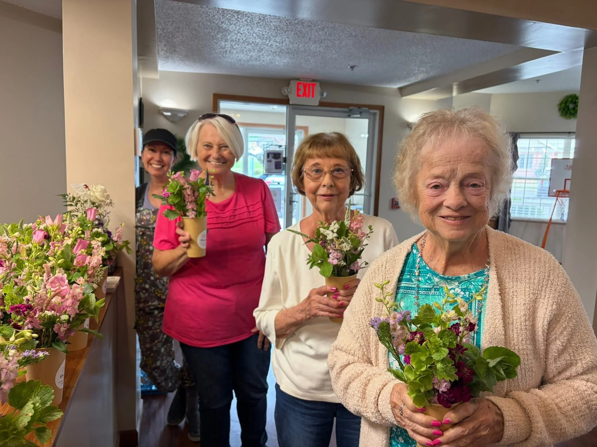 carlin house residents for g2g program by bloomsky flower farm