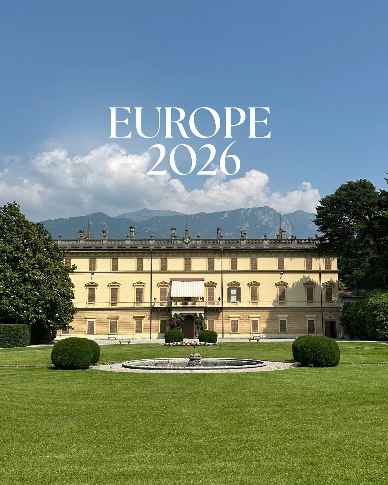 Europe 2026 - We&rsquo;re coming back! 
Booking destination Weddings for 2026. Limited spots - Enquire now 🤍